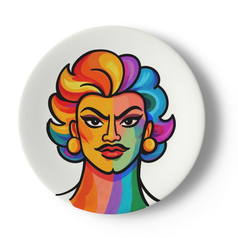 Proud Portraits: Butch Bitch | China Plates