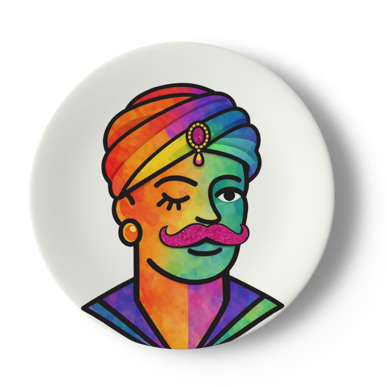 Proud Portraits: Turban Chic | China Plates