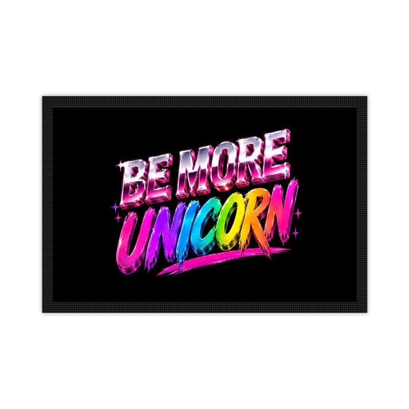 80s Anarchy: Be More Unicorn | Door Mats