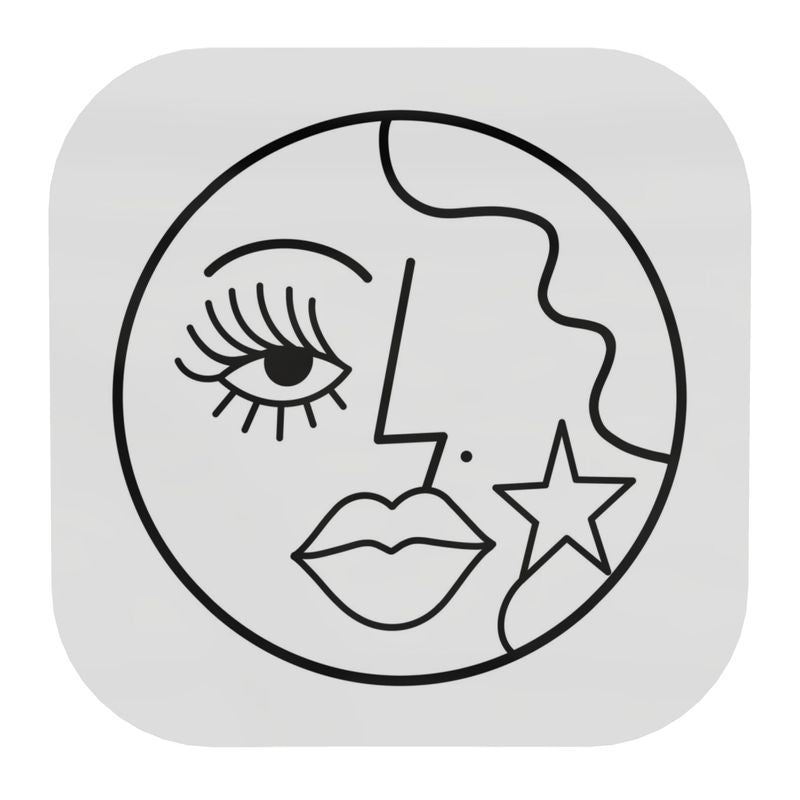 Faggy Queen: A | Wooden Coaster