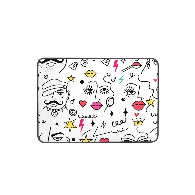 NQ Universe Pattern: Faggy Queens | Bath Mat