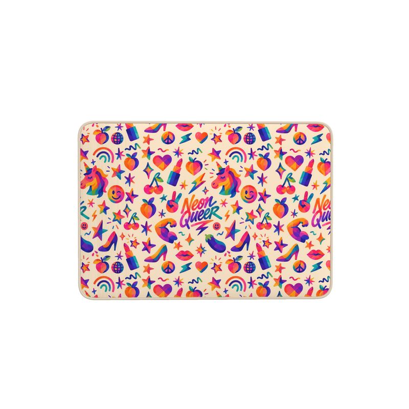 NQ Universe Pattern: Queercore | Bath Mat