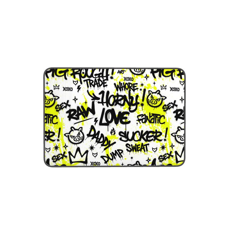 NQ Universe Pattern: Queer Graffiti | Bath Mat