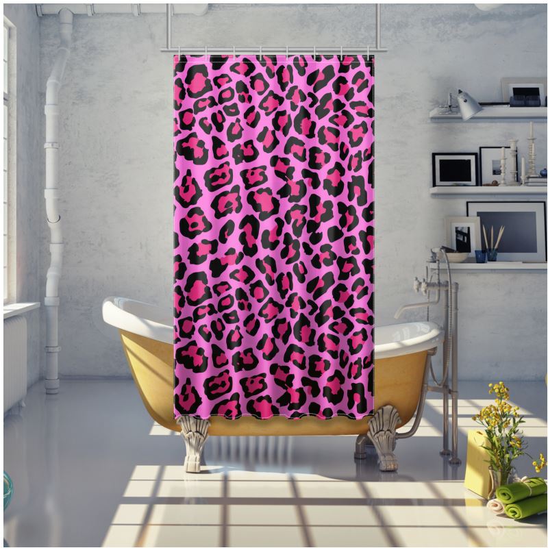 NQ Universe Pattern: Leopard | Shower Curtain