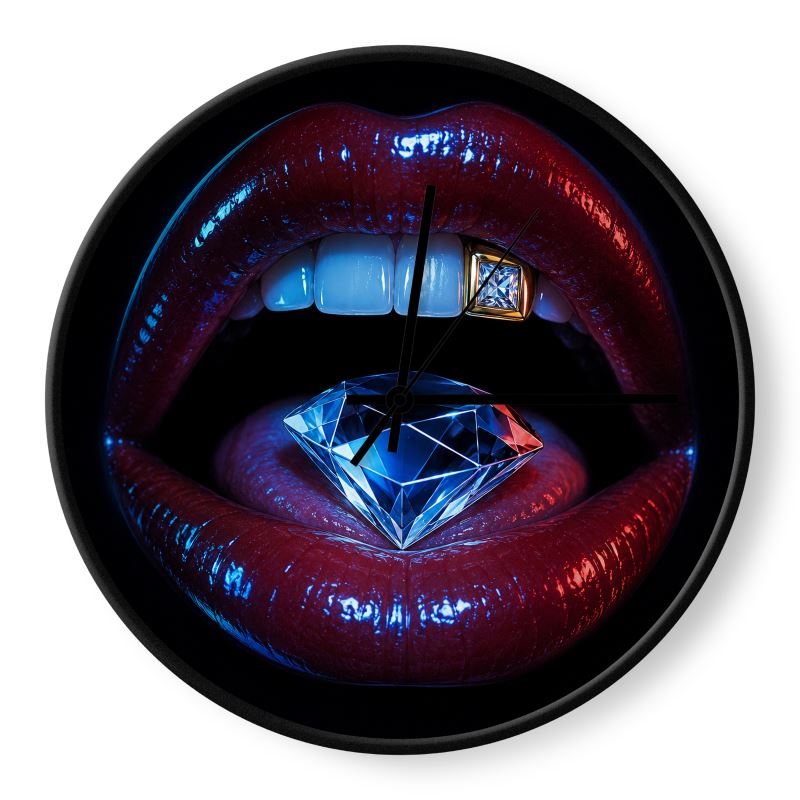 CYBER QUEEN DIAMOND EXSTASY Wall Clocks