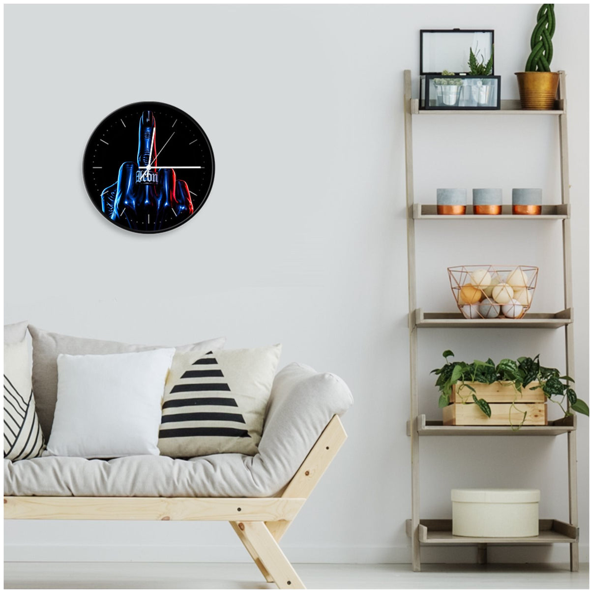 Wall Clocks | Cyber Finger Flip C*nt