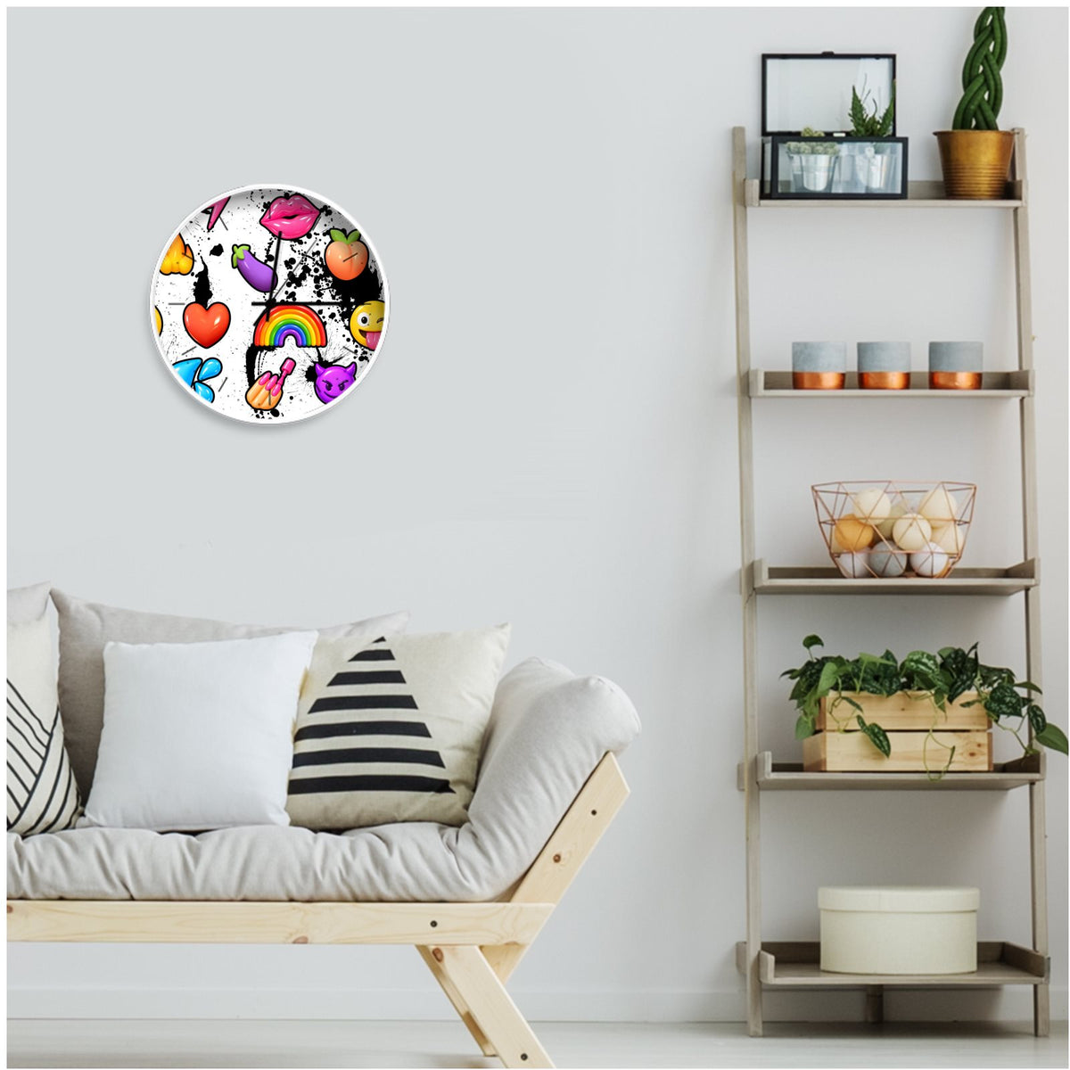 Wall Clocks | Bubble Emoji