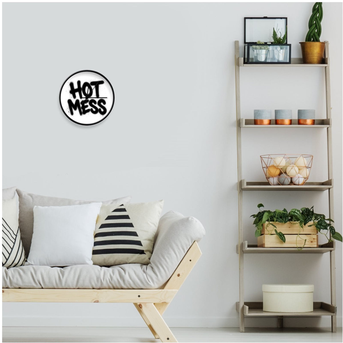 HOT MESS | Wall Clock