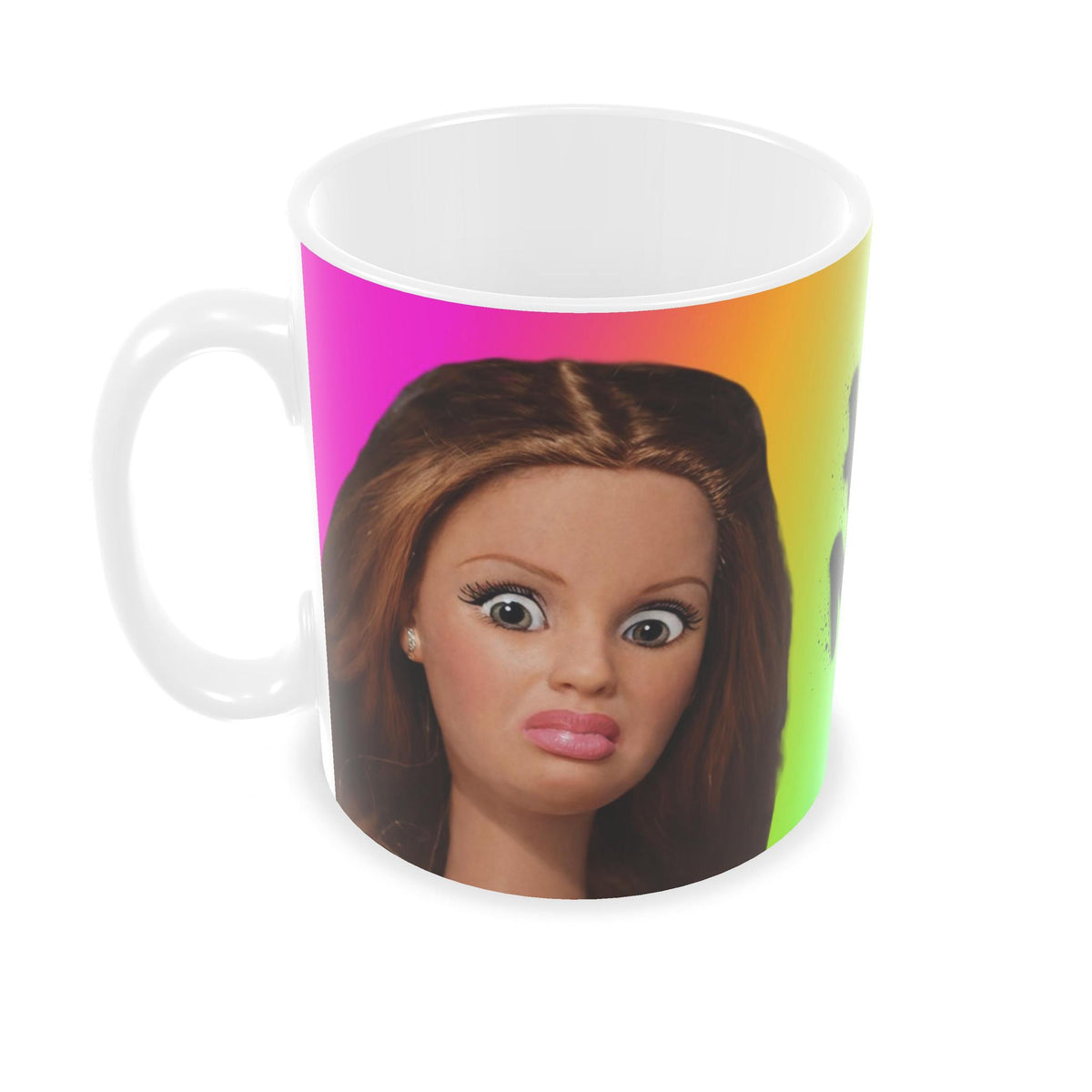 Builders Mug | Hot Mess Barbs Rainbow