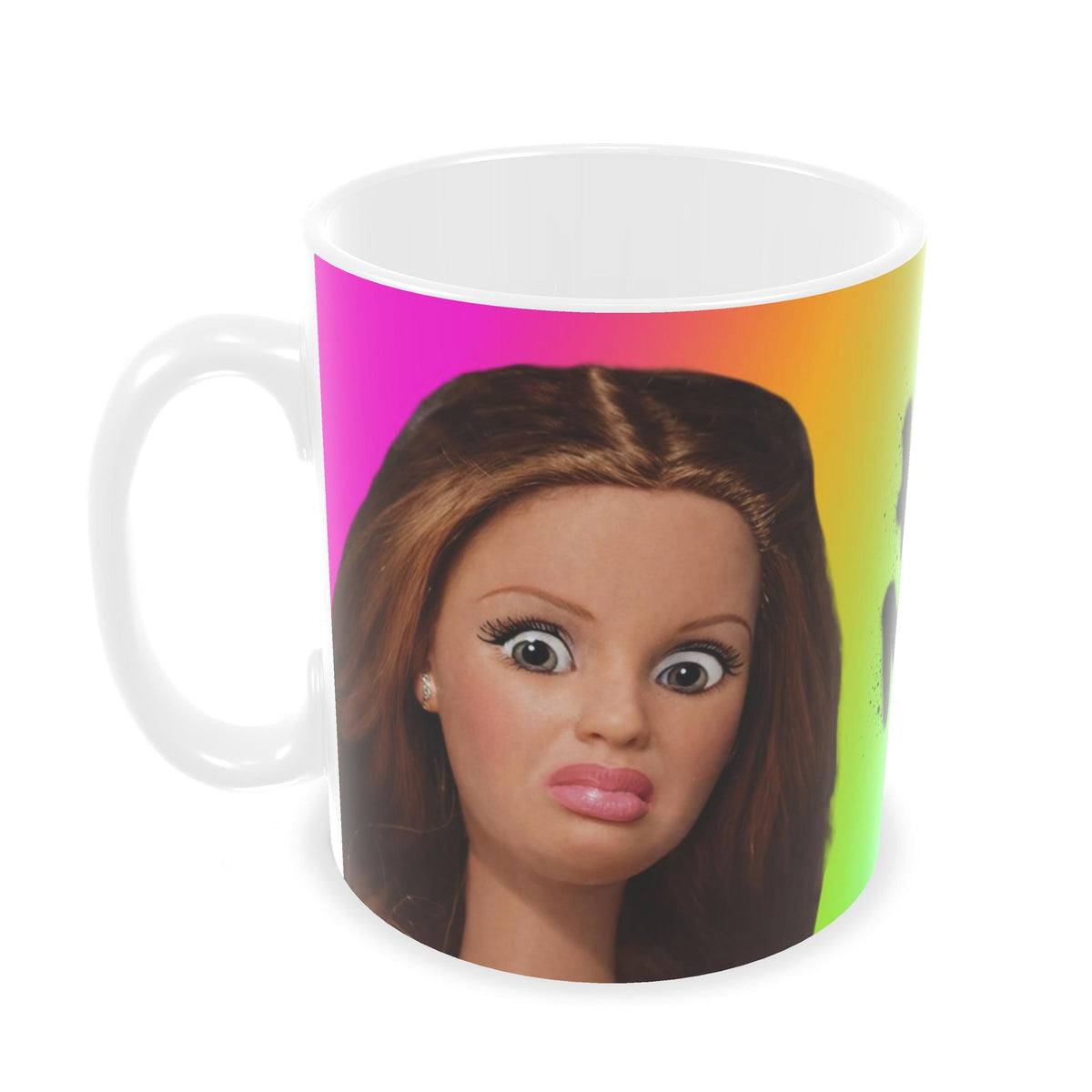 Builders Mug | Hot Mess Barbs Rainbow