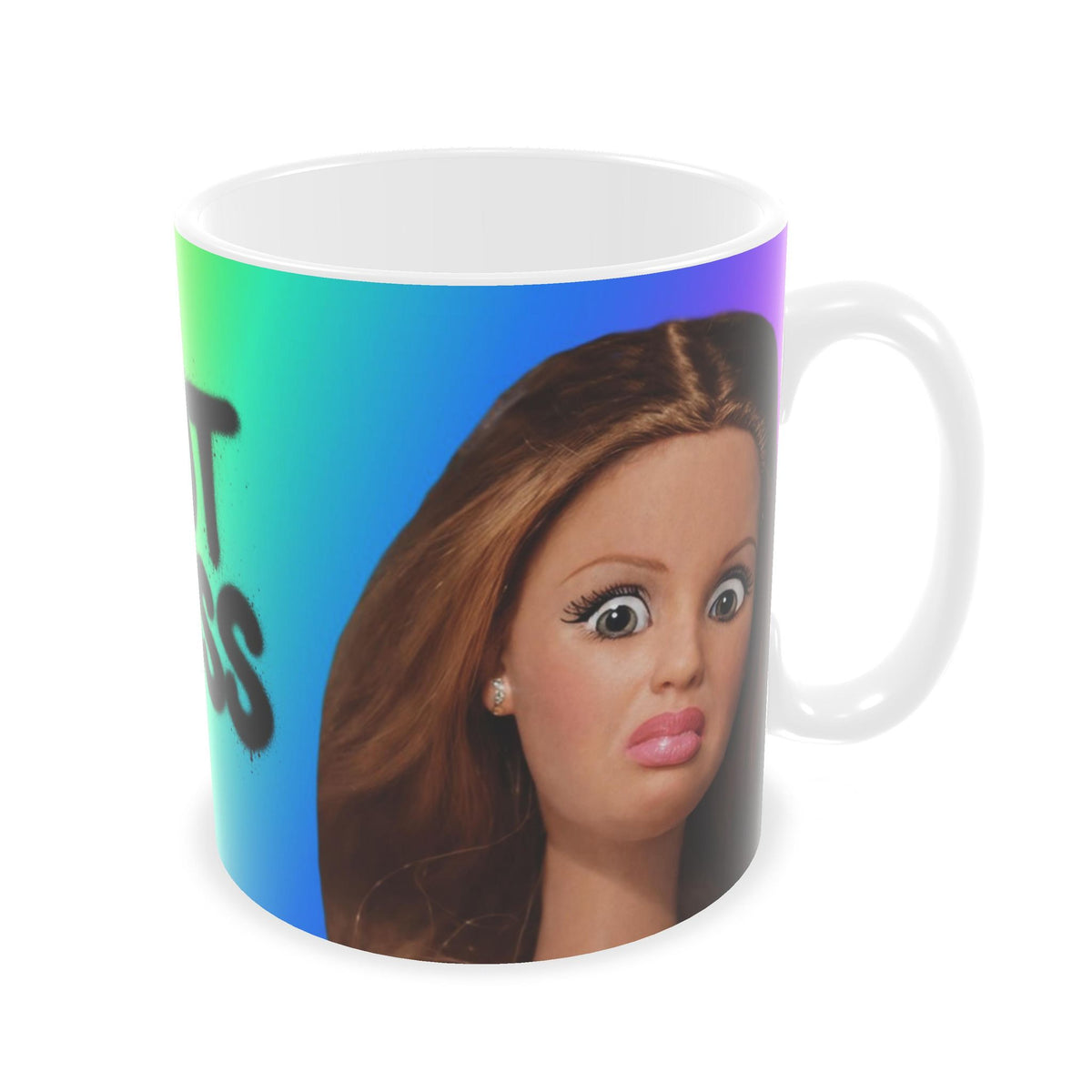 Builders Mug | Hot Mess Barbs Rainbow