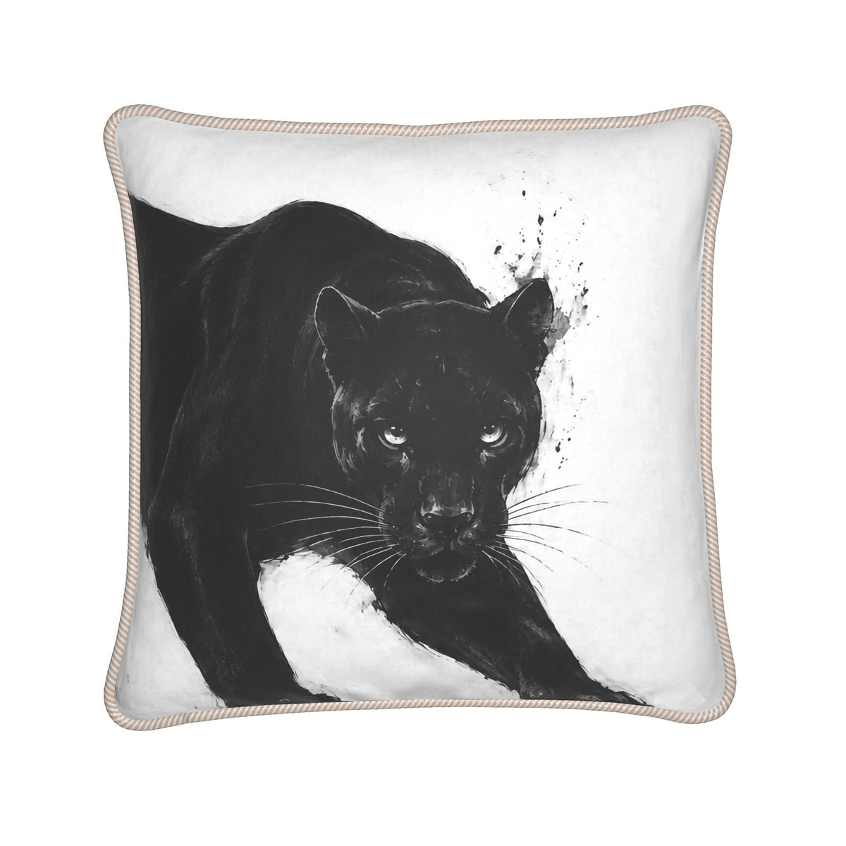 Silk Cushion | Black Panther (Right)