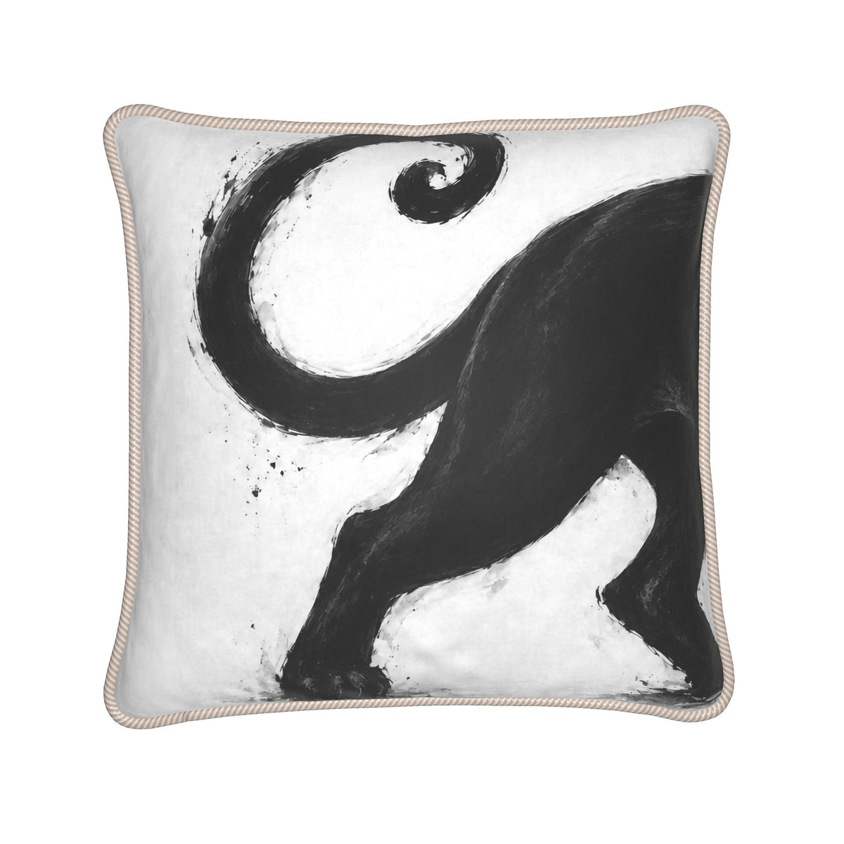 Silk Cushion | Black Panther (Left)