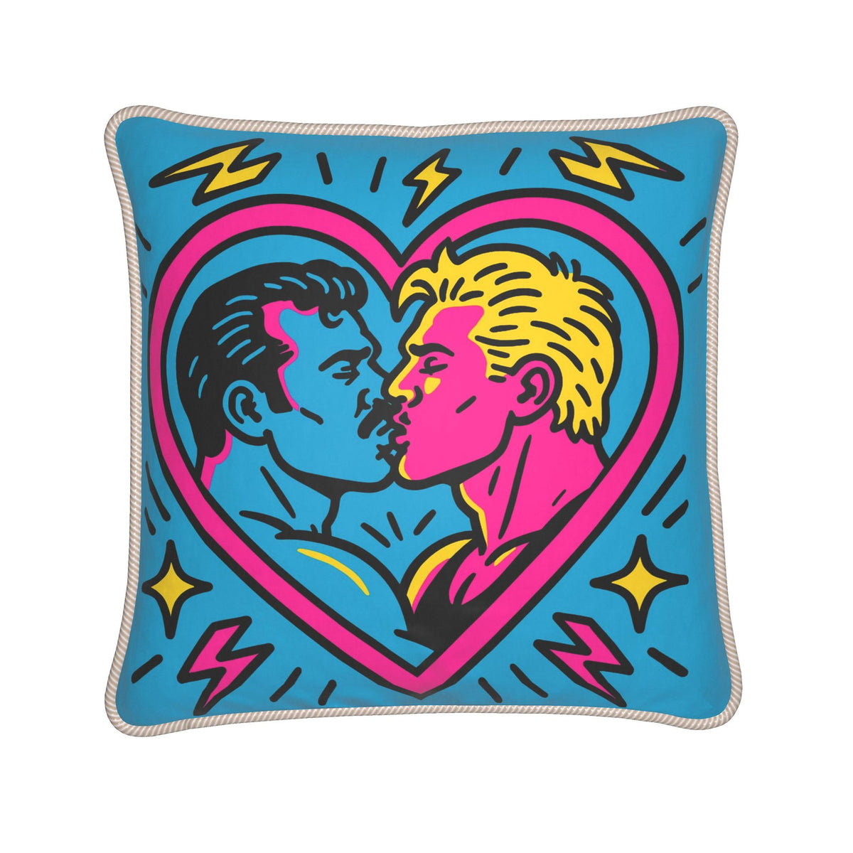 Silk Cushion | Electric Love