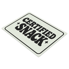 Certified Snack Mono | Glass Chopping Boards