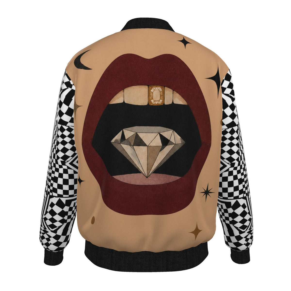 Geometric Open Wide | Bomber Jacket