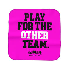 Play for the Other Team | Microfibre Hand/Face Towel (Hot Pink)