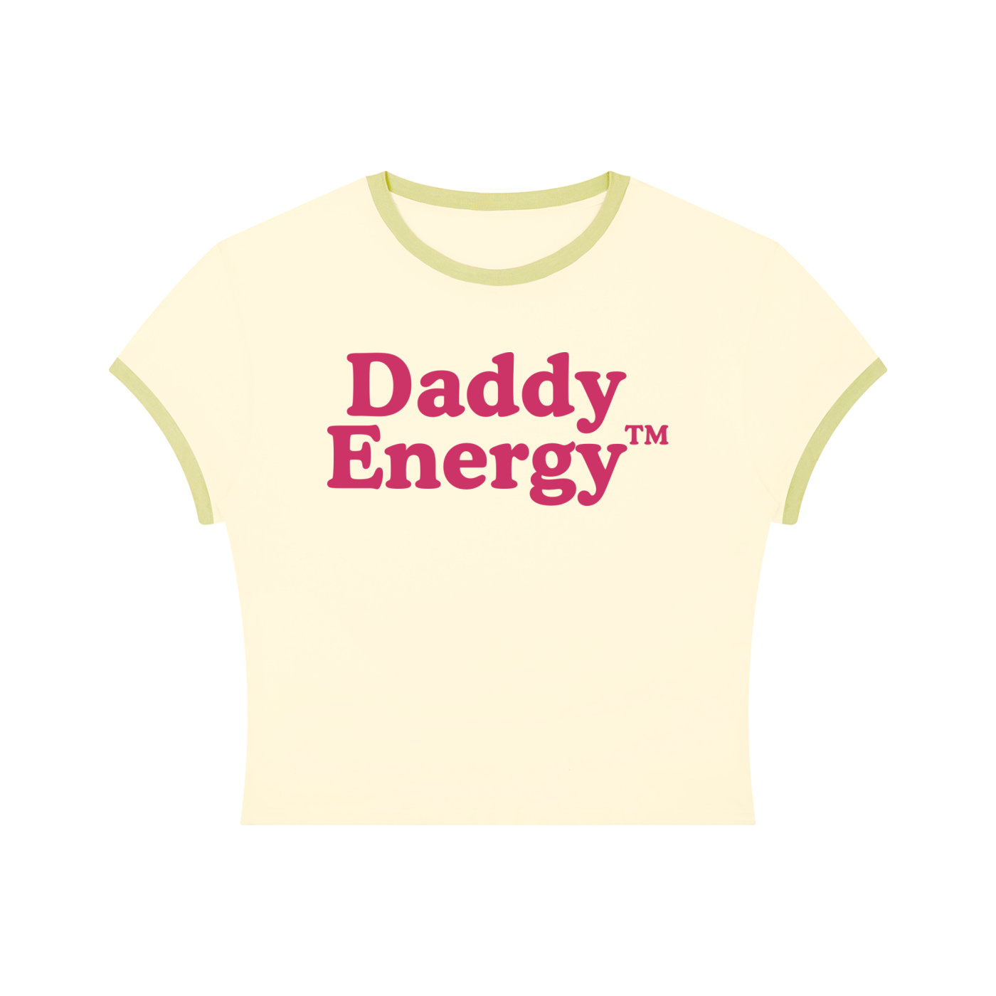 Queer Quotes: Daddy Energy™ | Crop Ringer Tee
