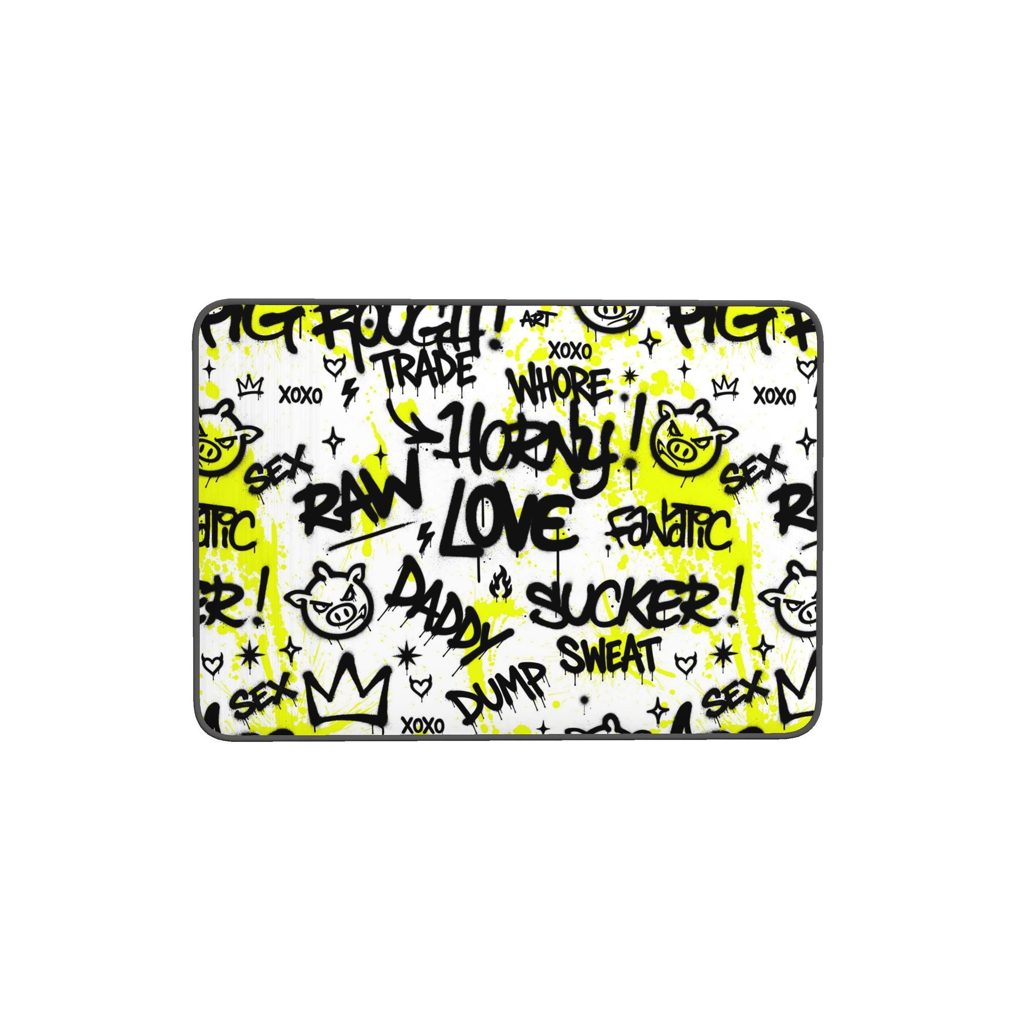 Bath Mat | NQ Universe Pattern: Queer Graffiti