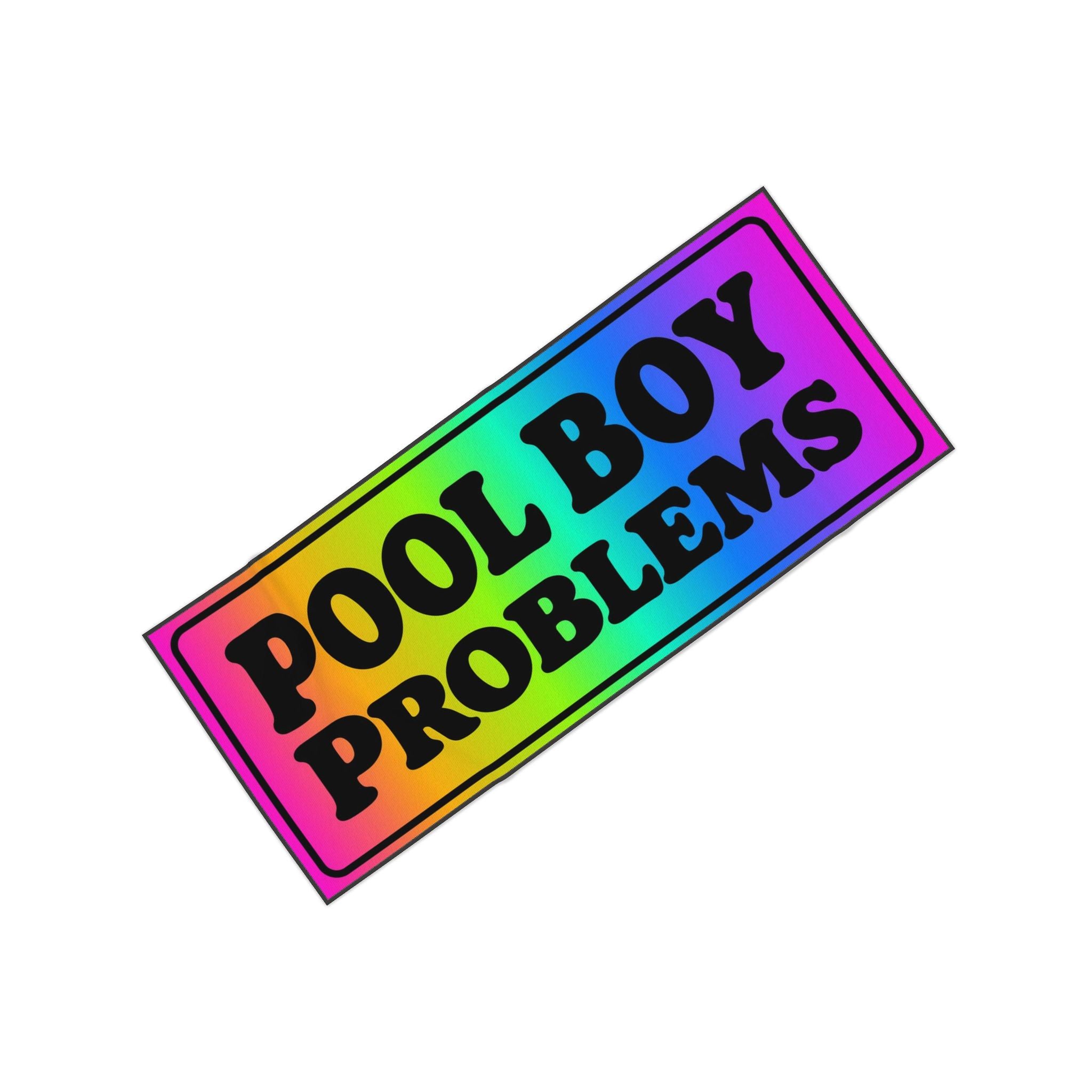 Queer Quotes: Pool Boy Problems | Beach Towel