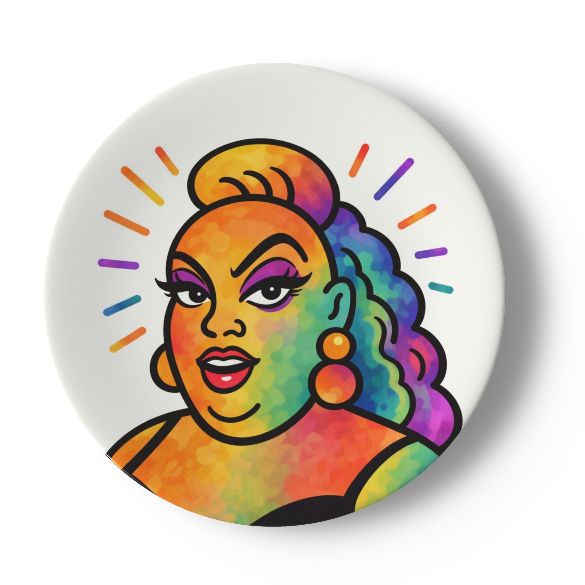 Proud Portraits: Divine | China Plates