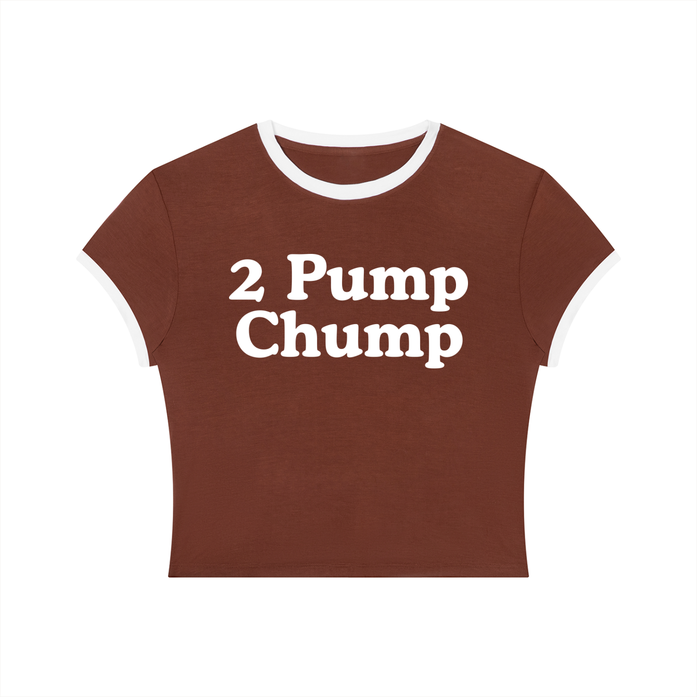 Queer Quotes: 2 Pump Chump | Crop Ringer Tee
