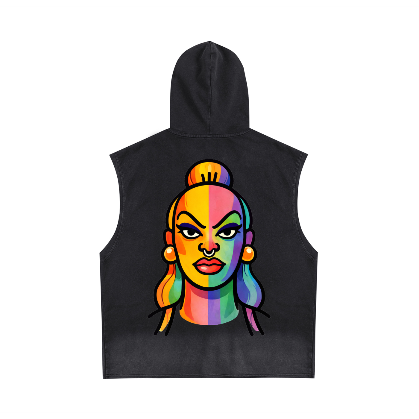 Proud Portraits: Club Kid | Sleeveless Hoodie