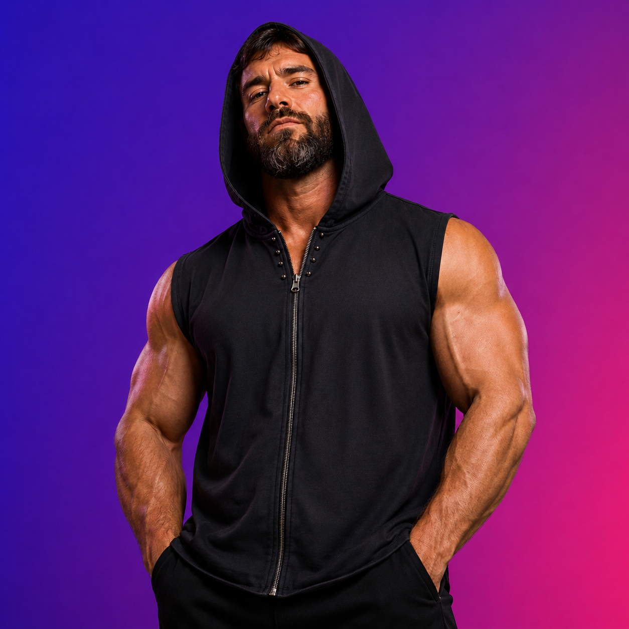 Proud Portraits: Kayan | Sleeveless Hoodie