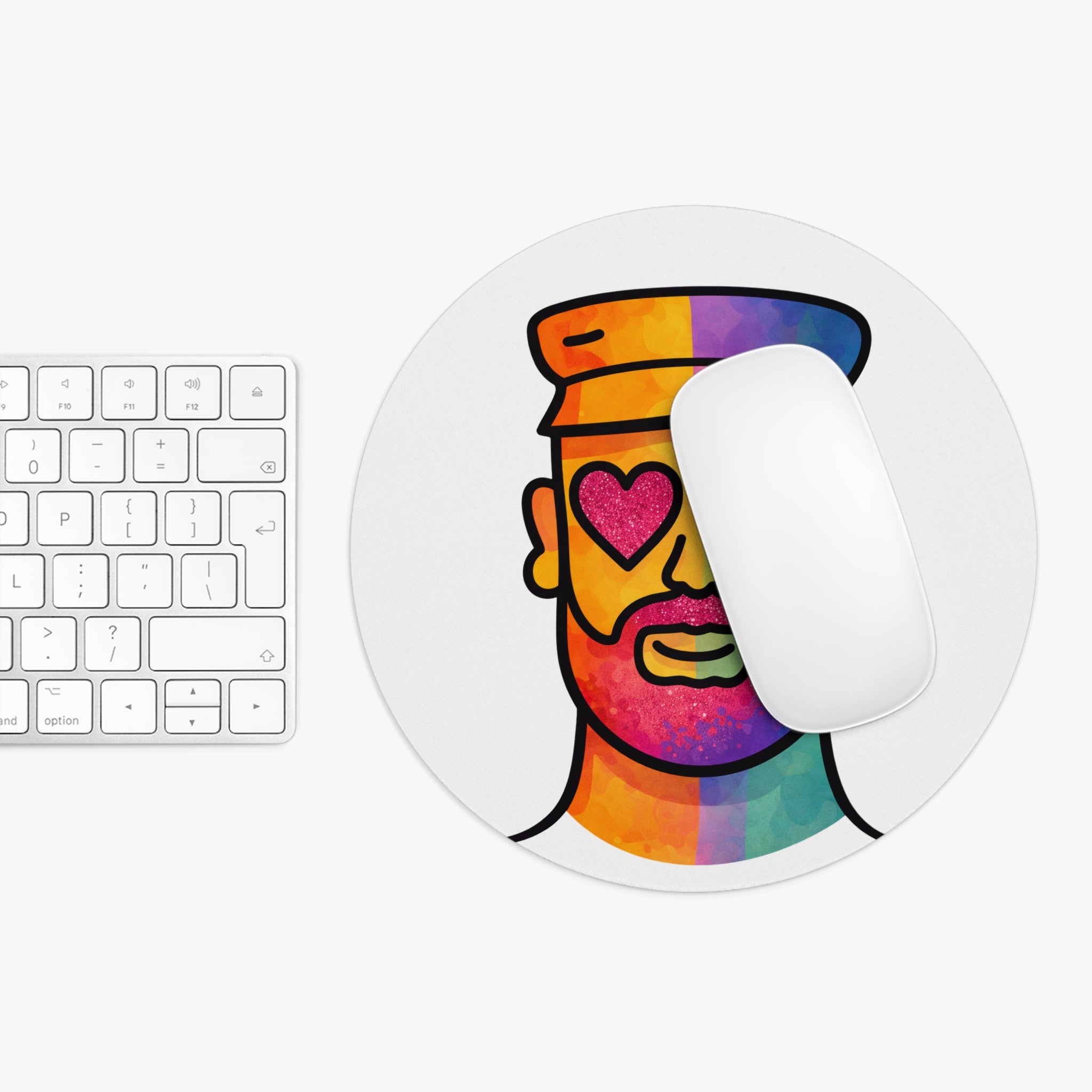 Proud Portraits: Leather Bear | Mouse Pad
