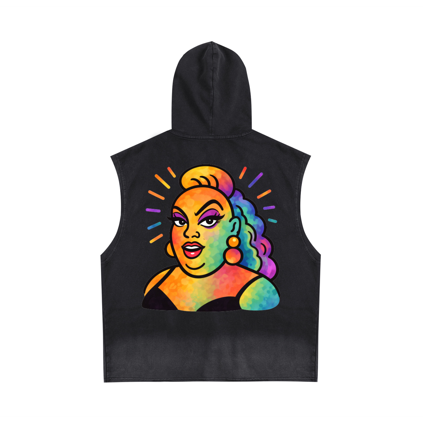 Proud Portraits: Divine | Sleeveless Hoodie