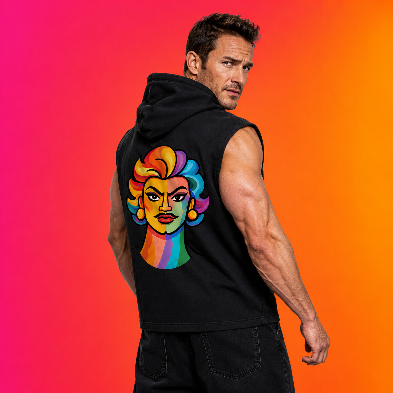 Proud Portraits: Butch Bitch | Sleeveless Hoodie
