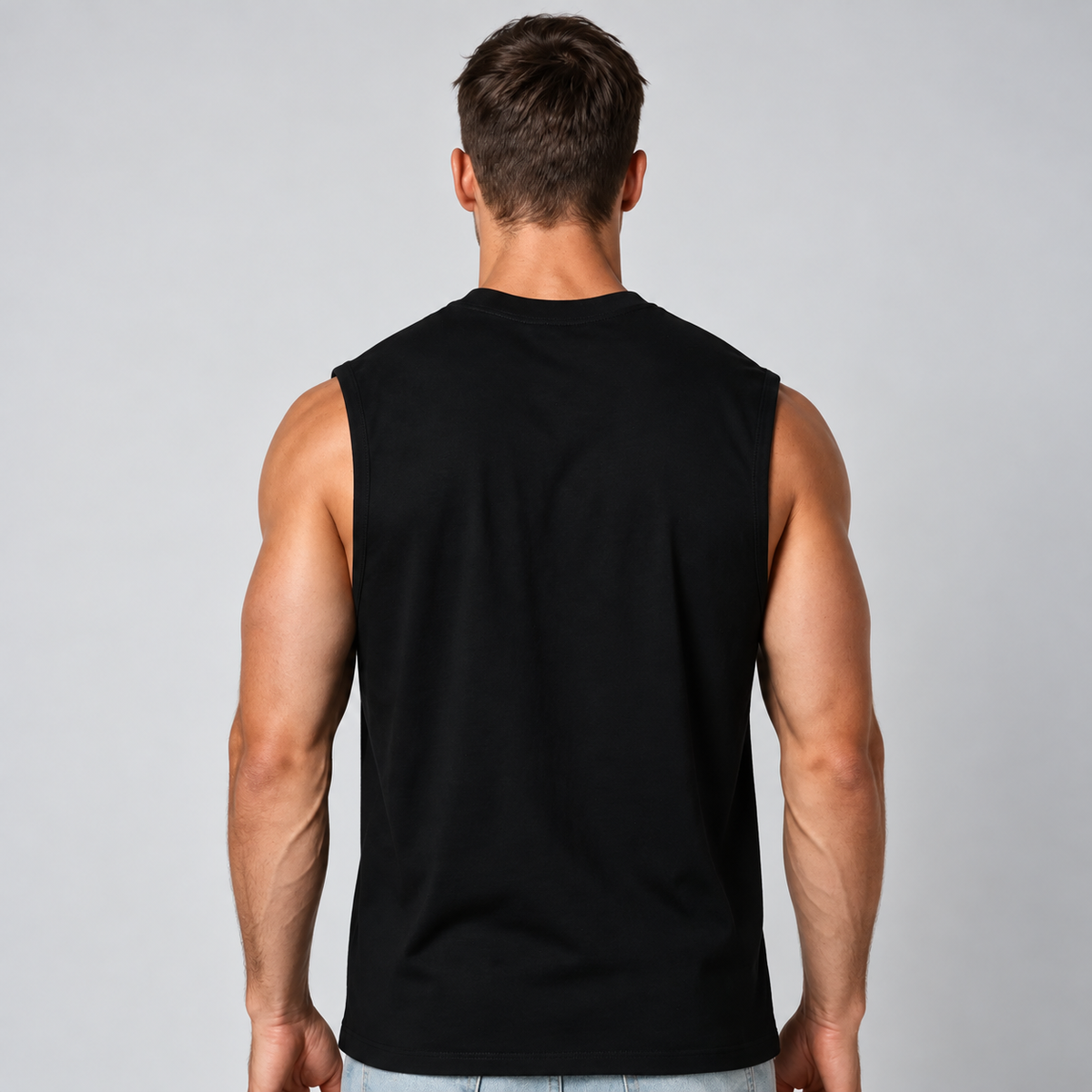 Super Gay | Raw Edge Cotton Tank Top