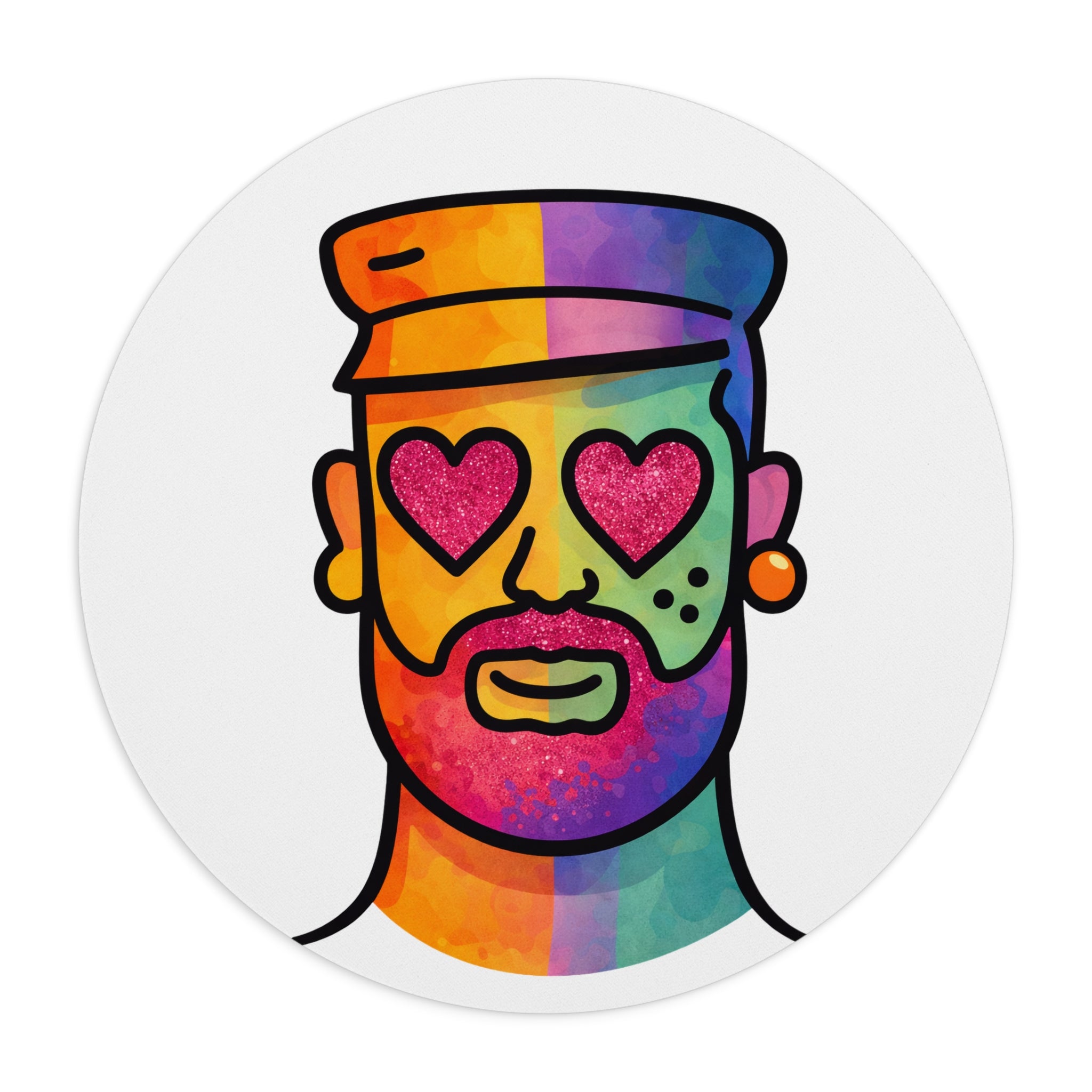 Proud Portraits: Leather Bear | Mouse Pad