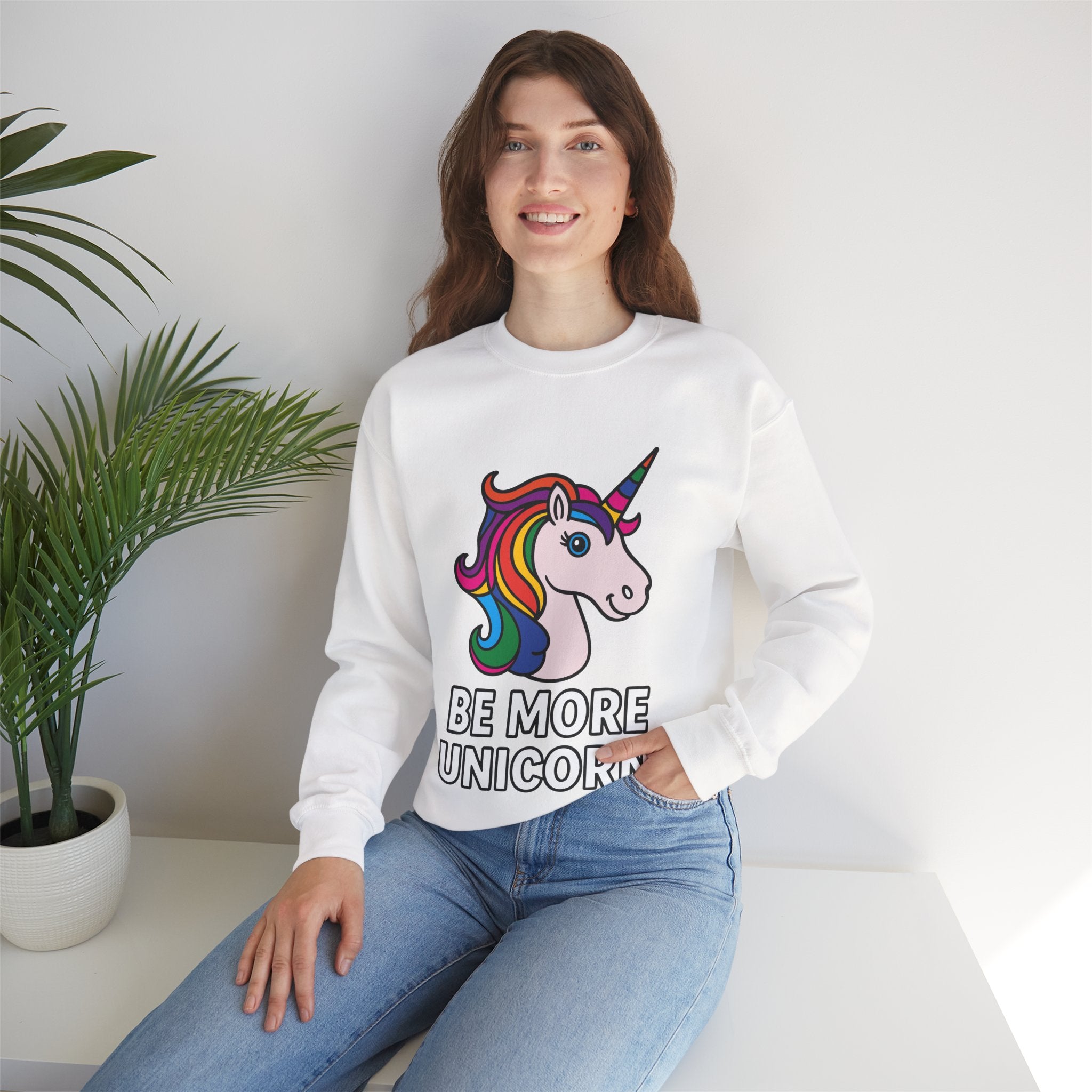 Be More Unicorn | Graphic Sweatshirt
