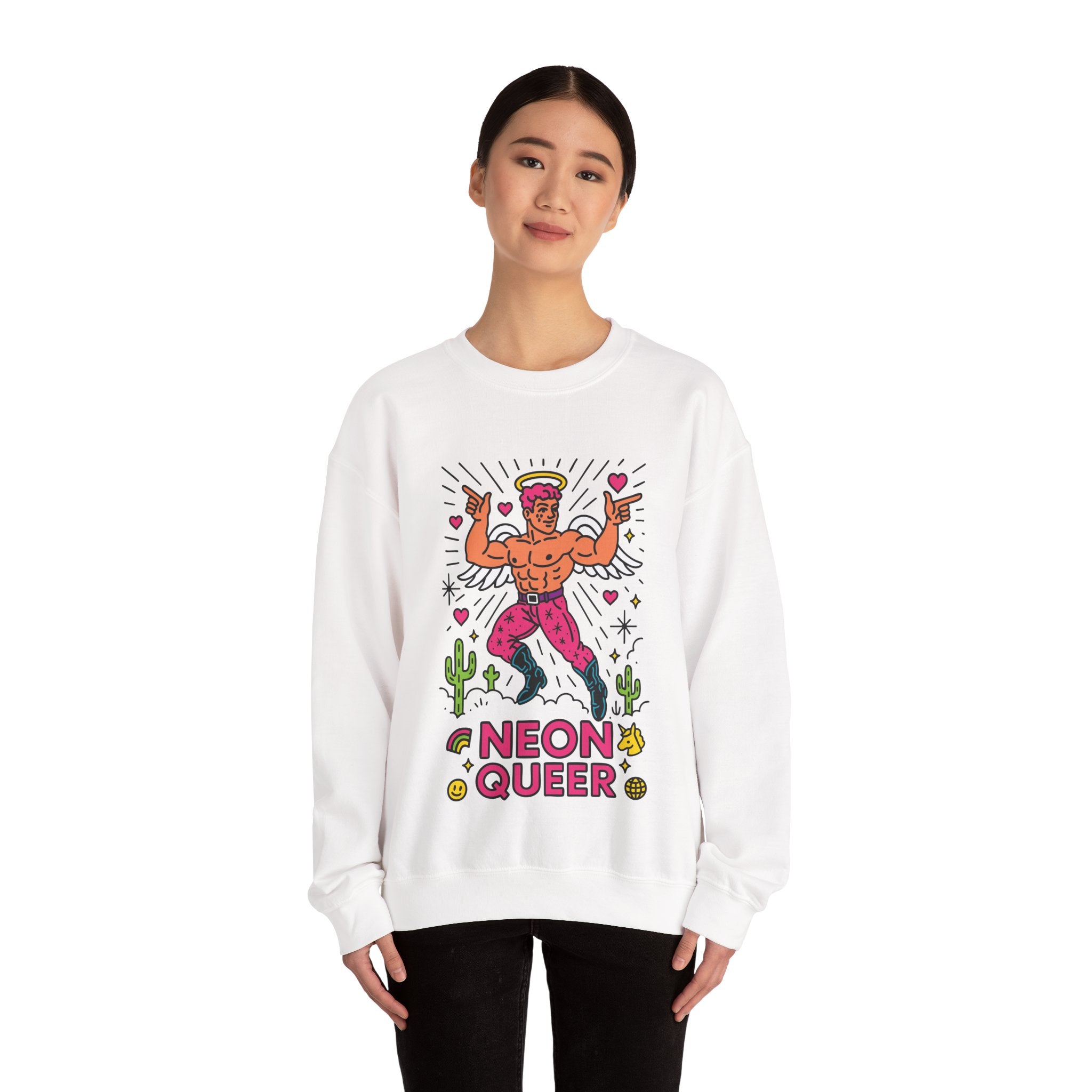 NeonQueer Angel | Graphic Sweatshirt