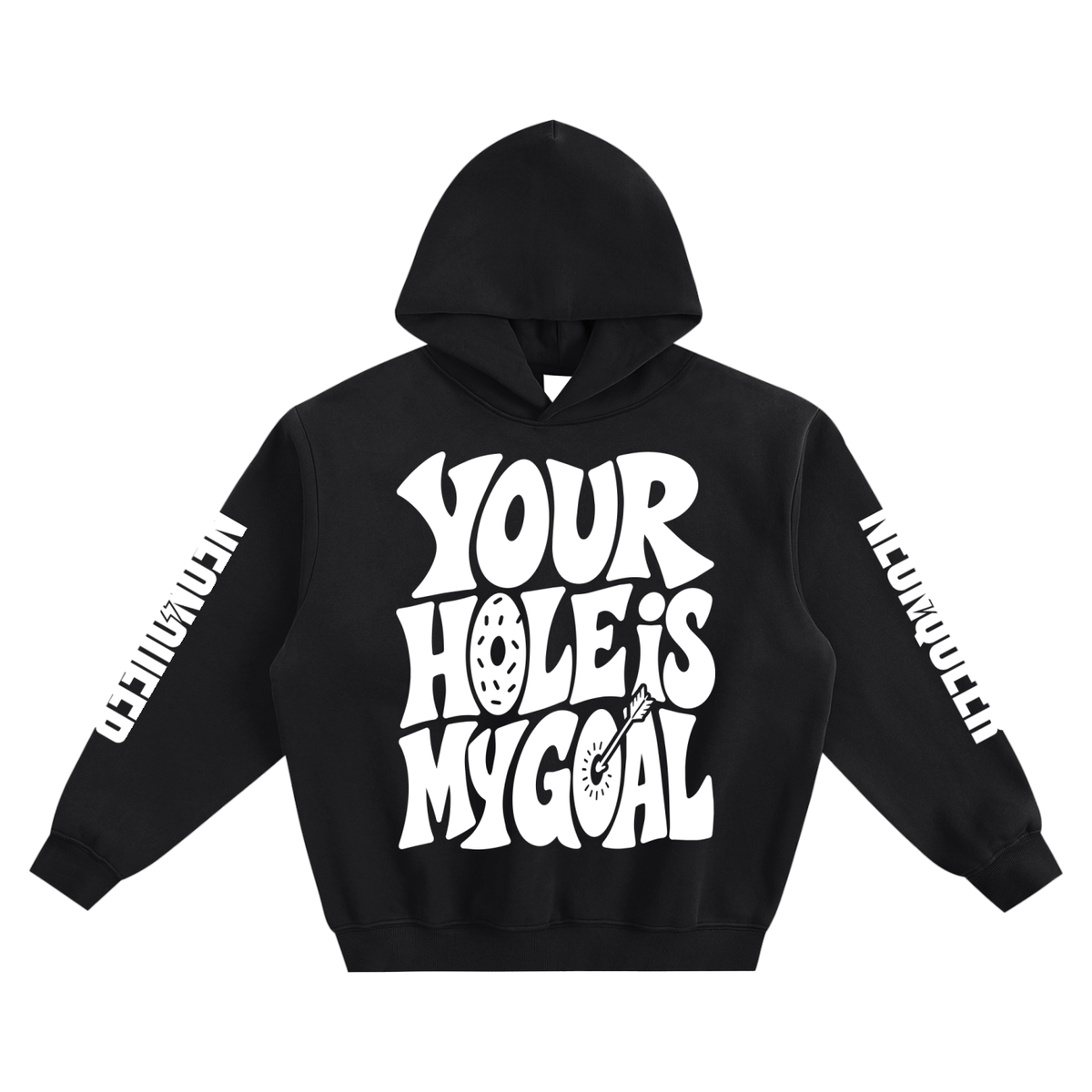 NeonQueer,YourHoleIsMyGoal,QueerFashion,QueerStreetwear,LGBTQClothing,StatementHoodie,BoxyHoodie,CampFashion,QueerHumour,DirtyMinded