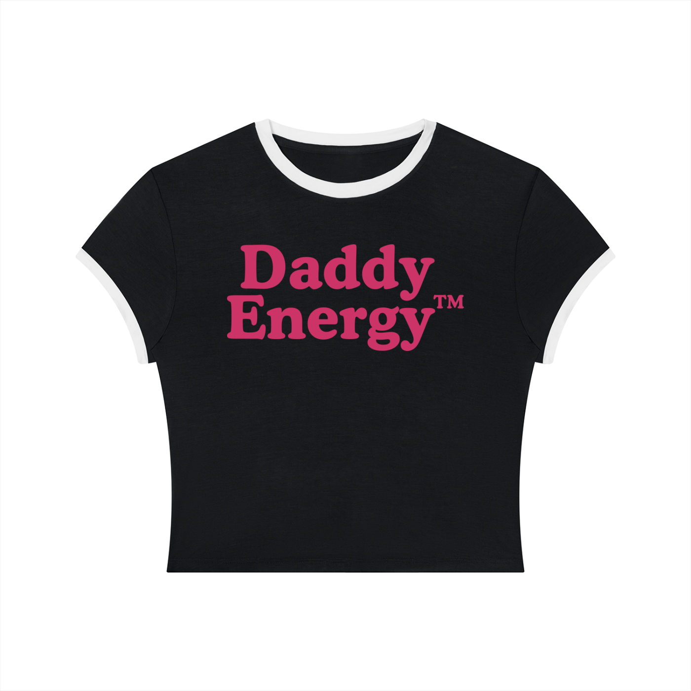 Queer Quotes: Daddy Energy™ | Crop Ringer Tee