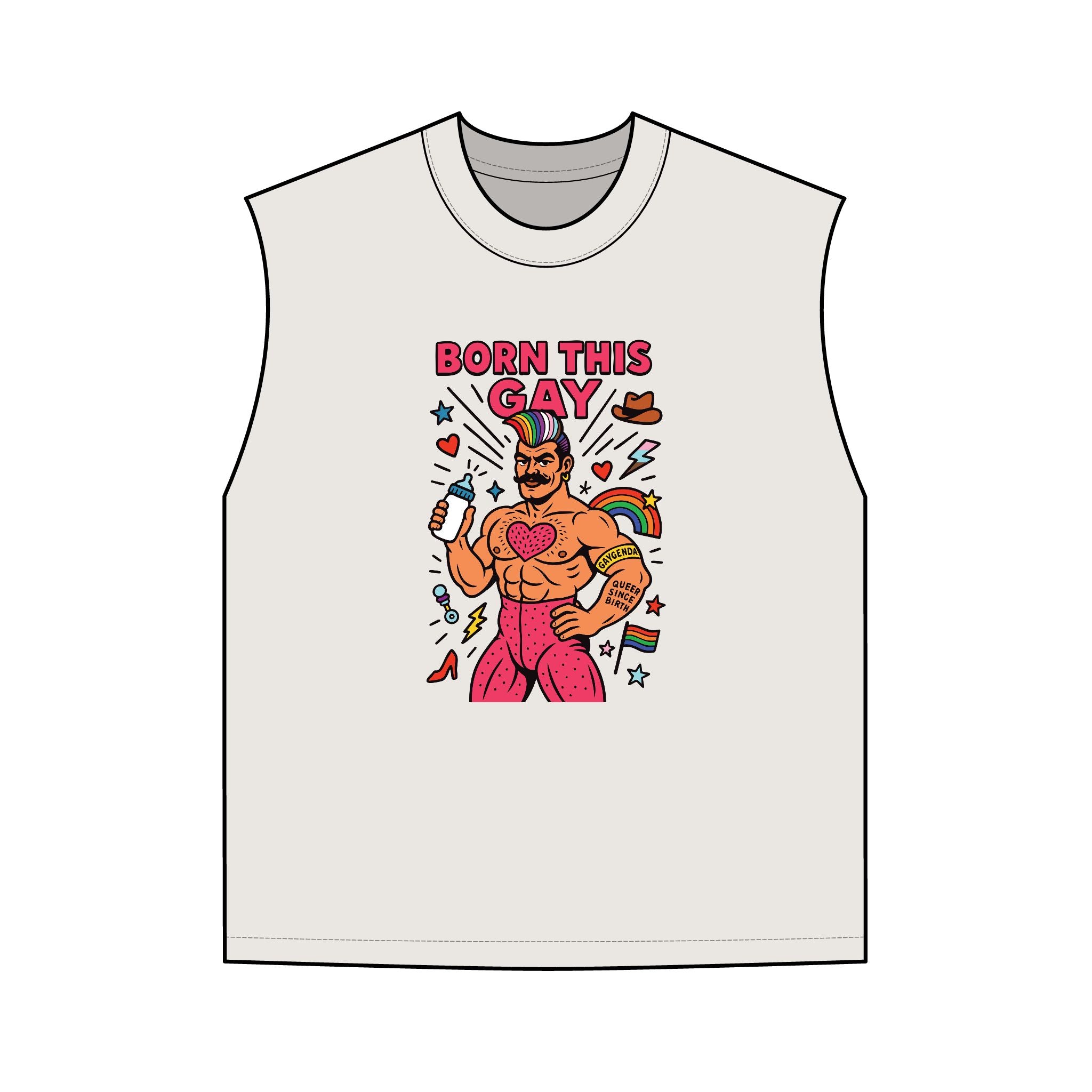 Born This Gay | Sleeveless Tee
