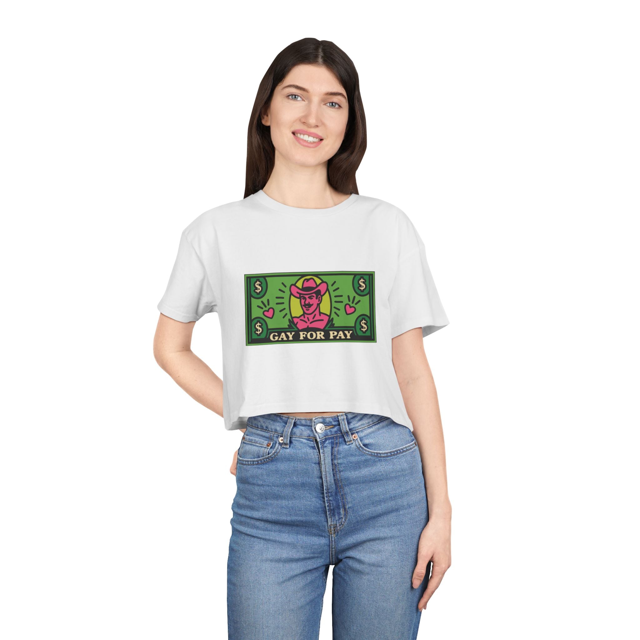 Gay For Pay | Crop Tee