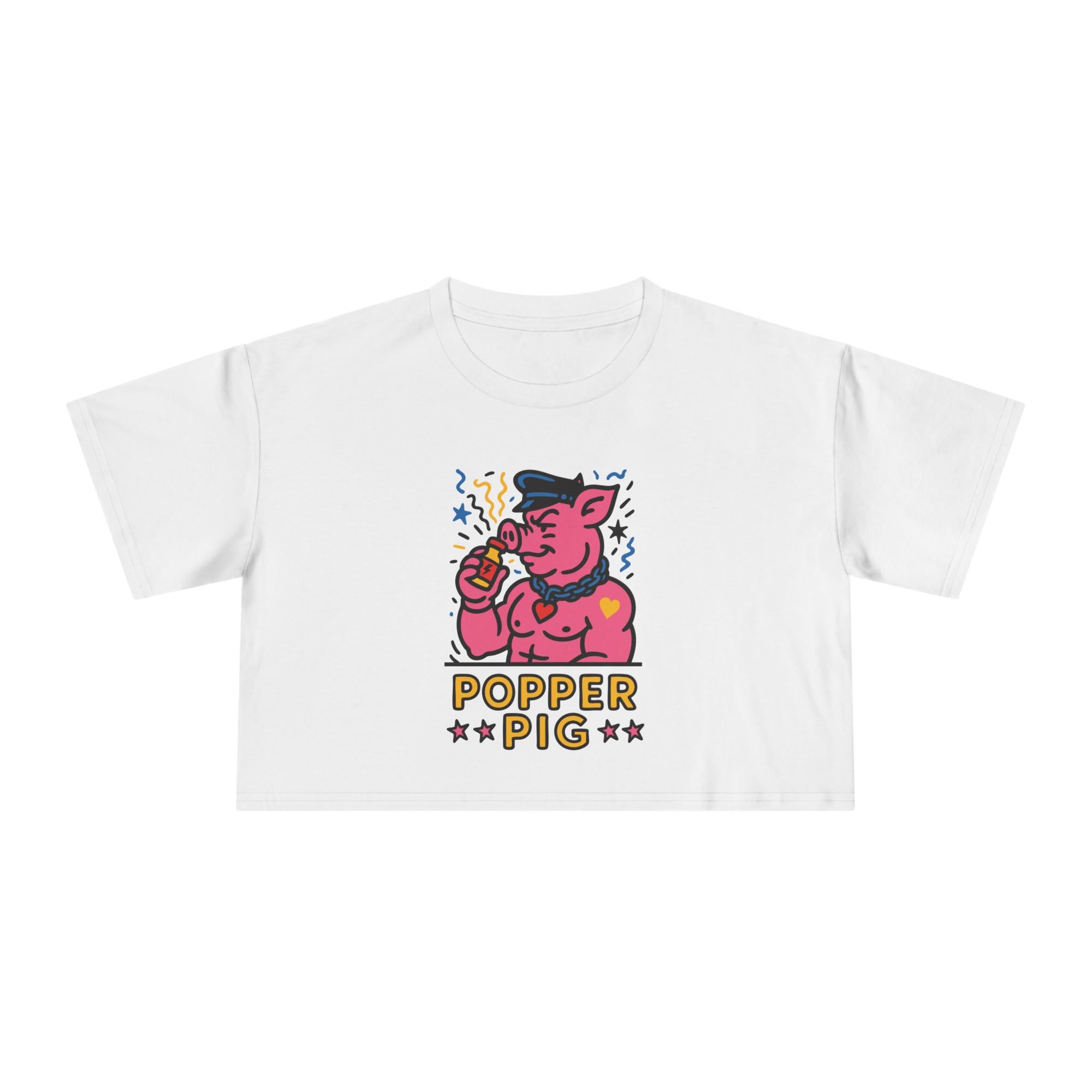 Popper Pig | Crop Tee