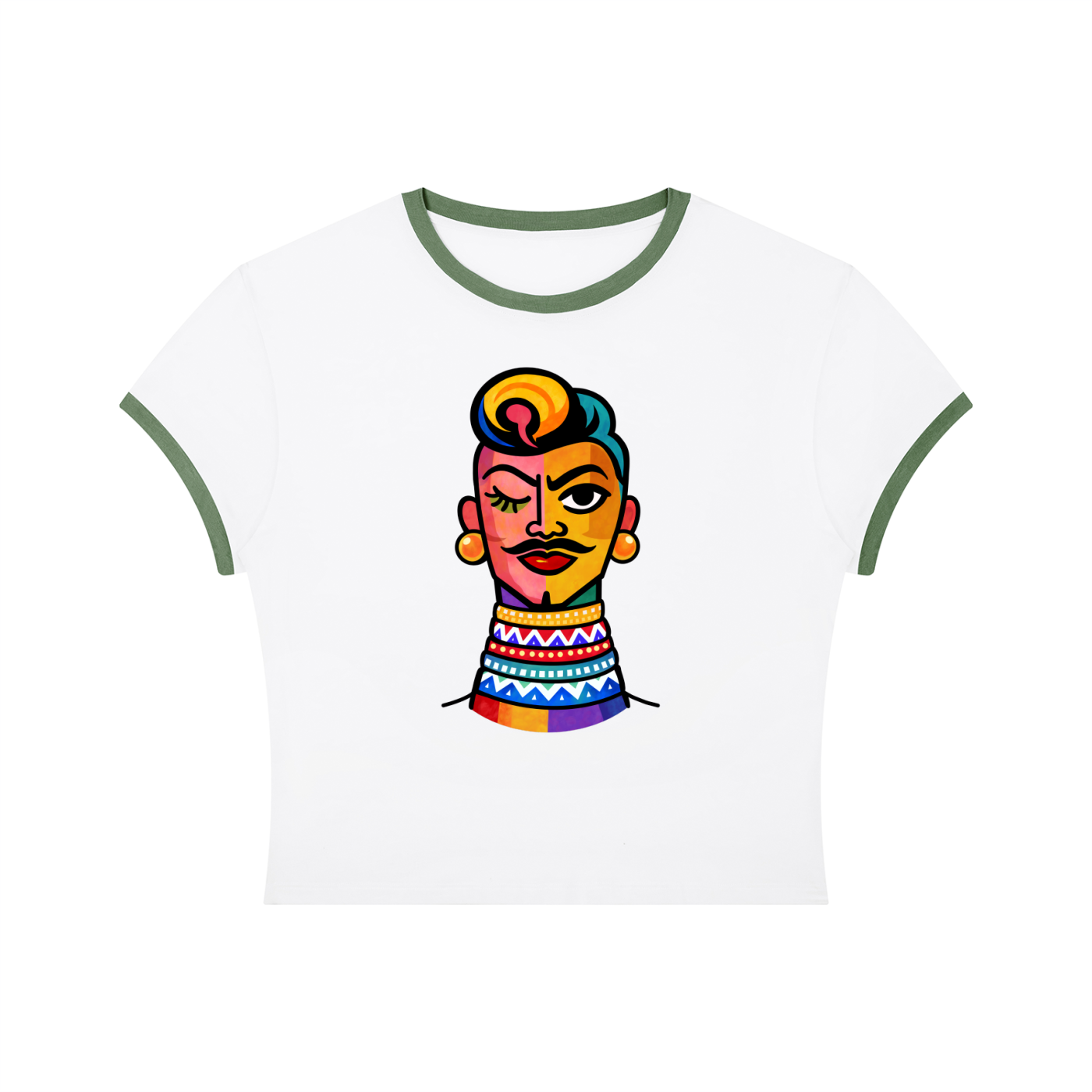 Proud Portraits: Ndebele | Crop Ringer Tee
