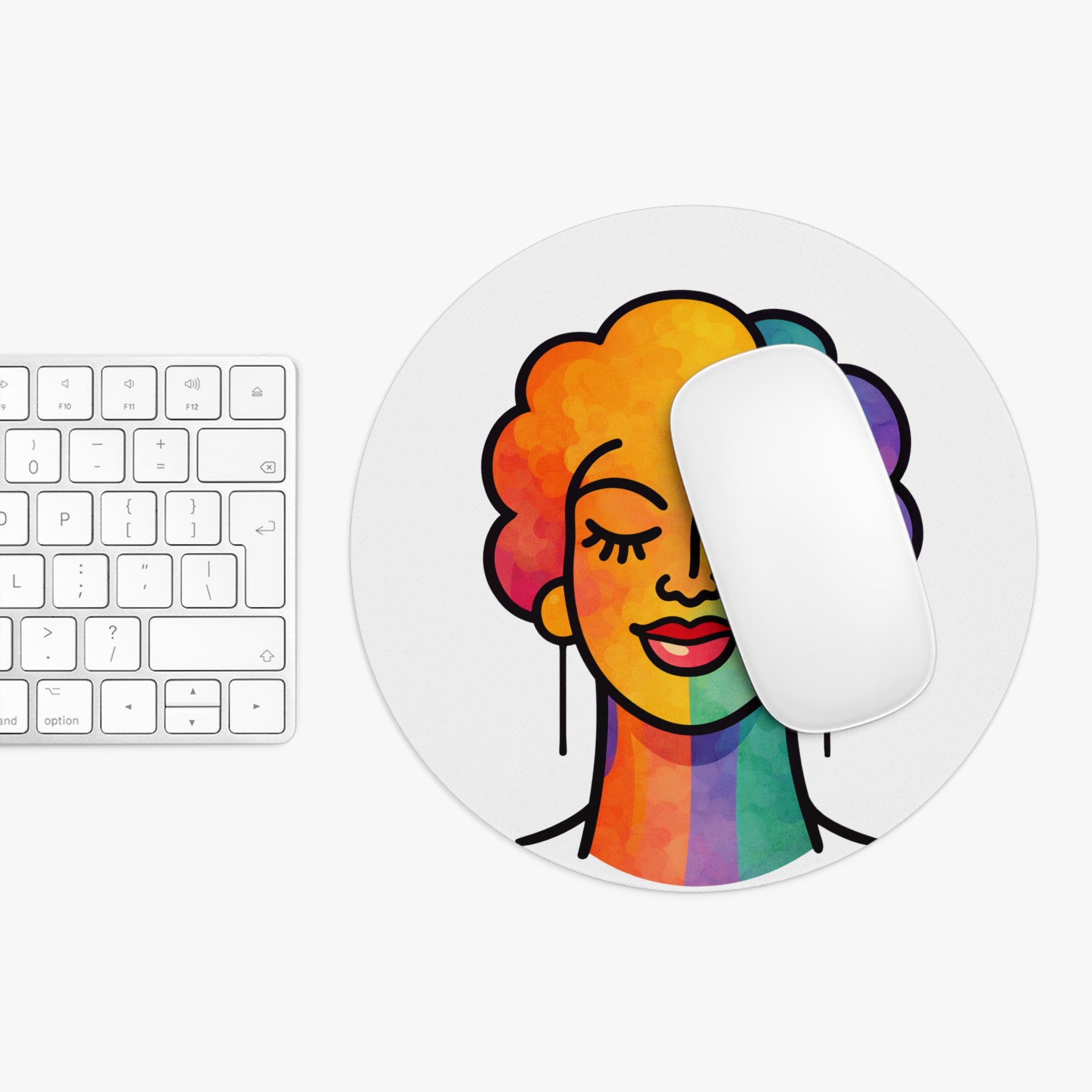 Proud Portraits: Femme Winker | Mouse Pad