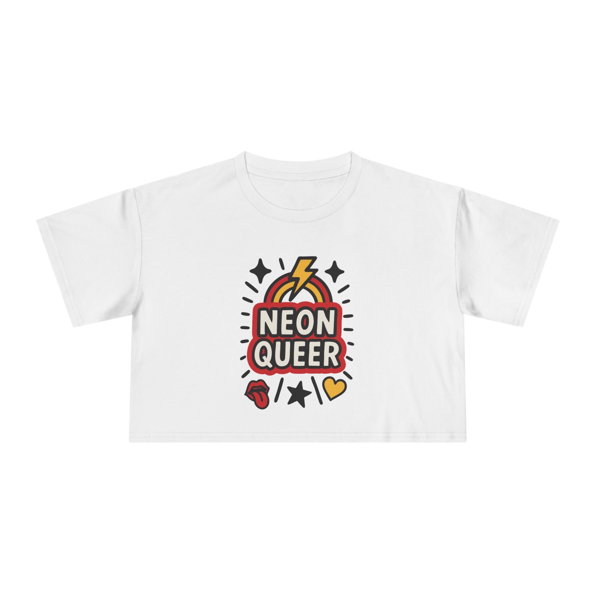 NeonQueer Love in LED | Crop Tee