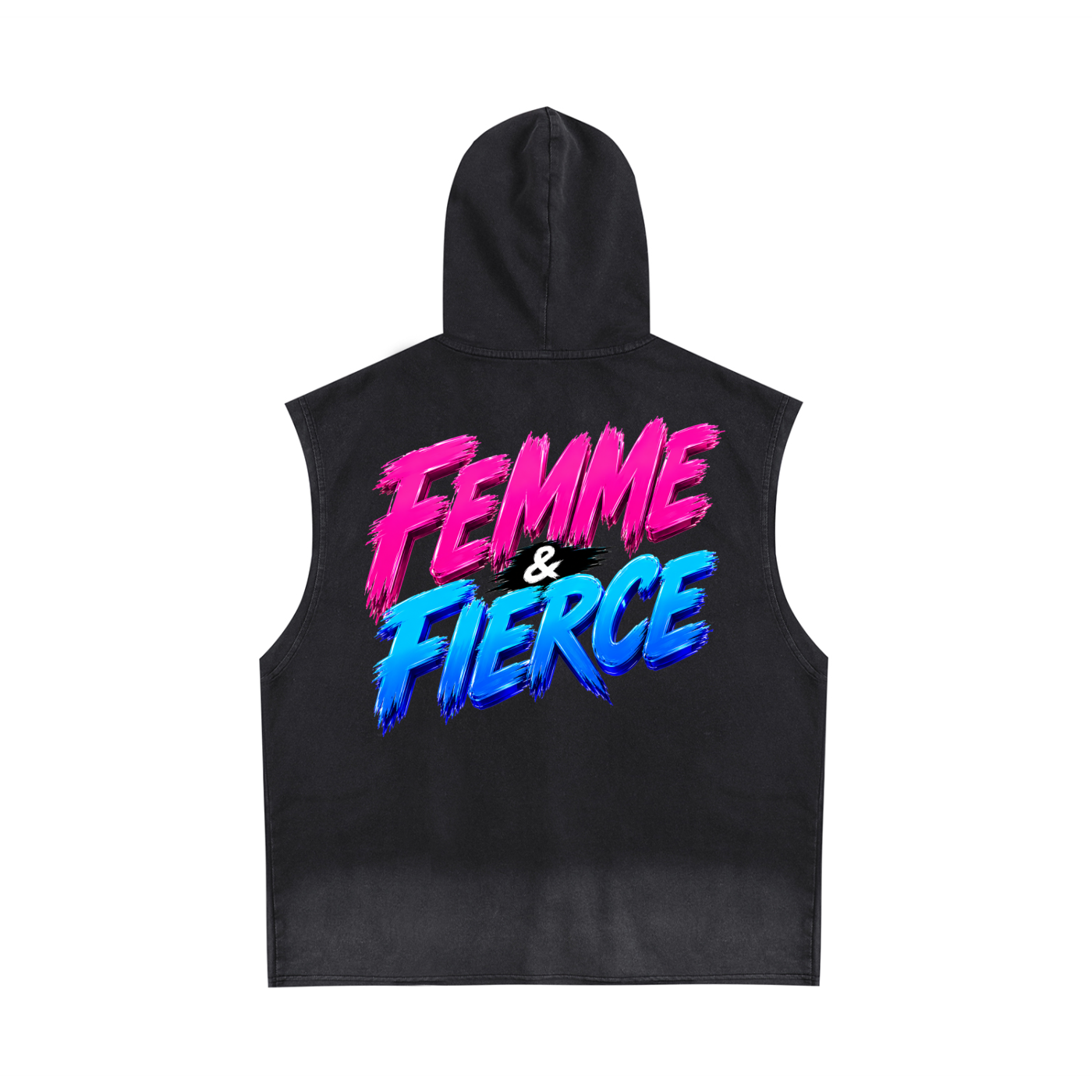 80s Anarchy: Femme & Fierce | Sleeveless Hoodie