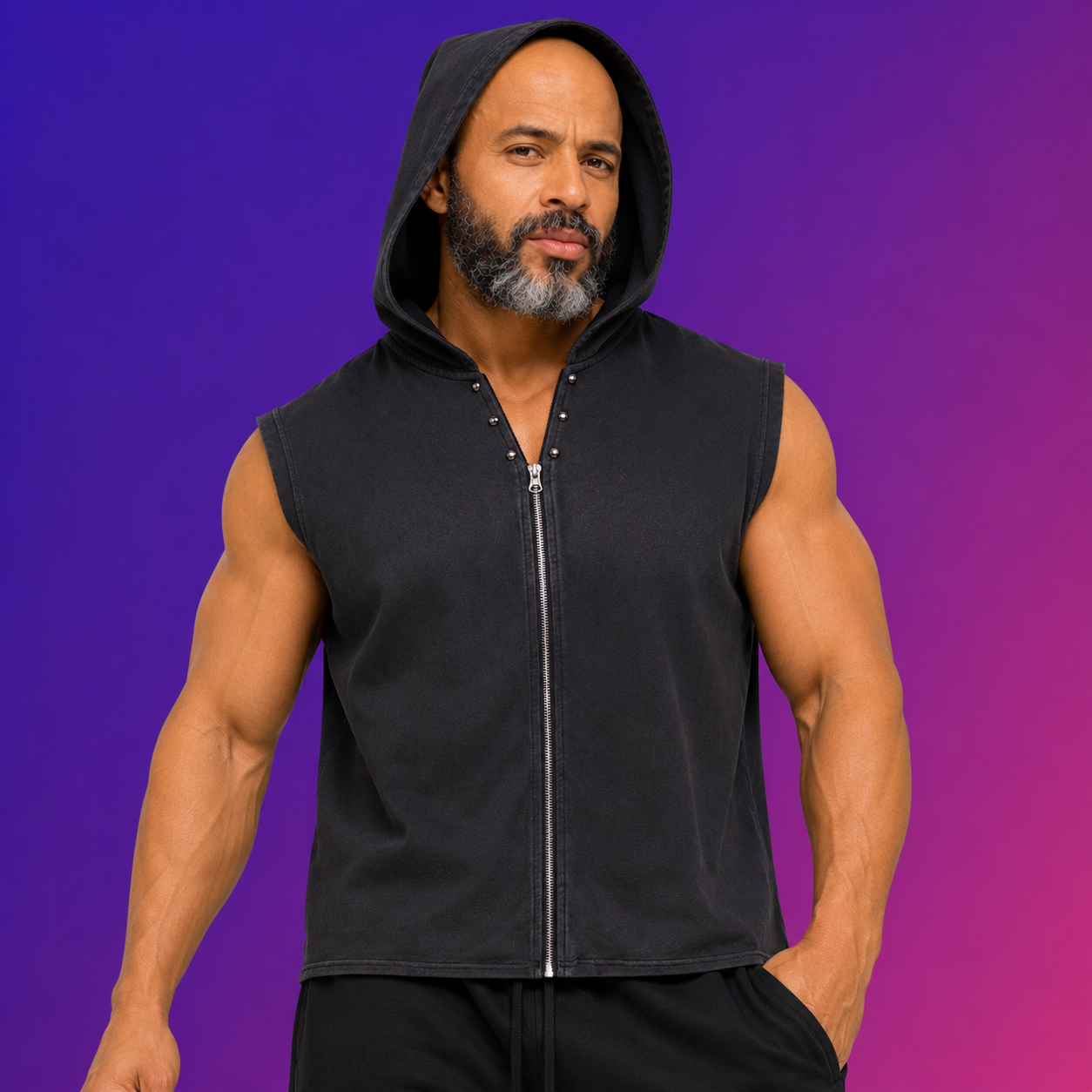 Proud Portraits: Cowboy | Sleeveless Hoodie