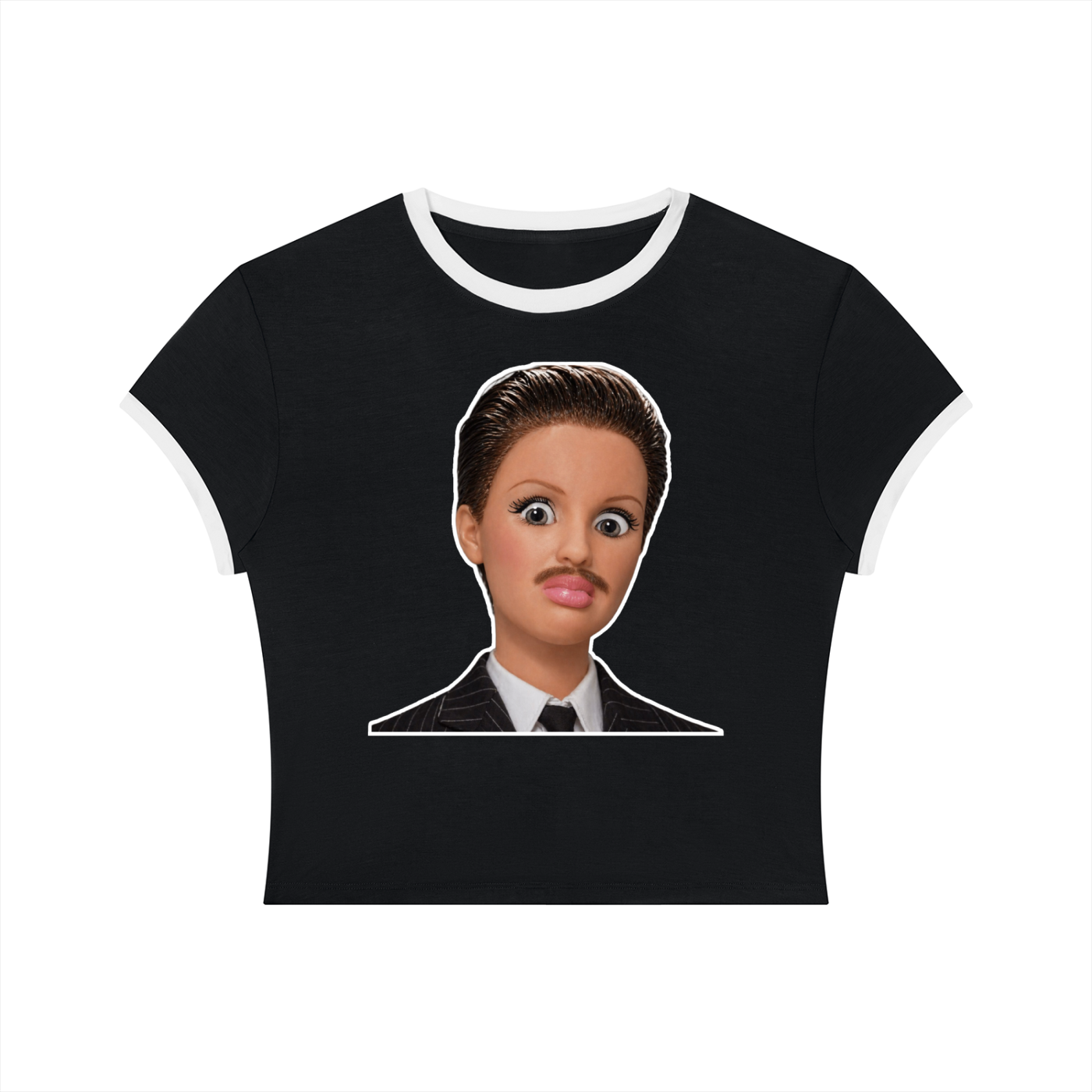 Hot Mess: Barbs Drag | Crop Ringer Tee