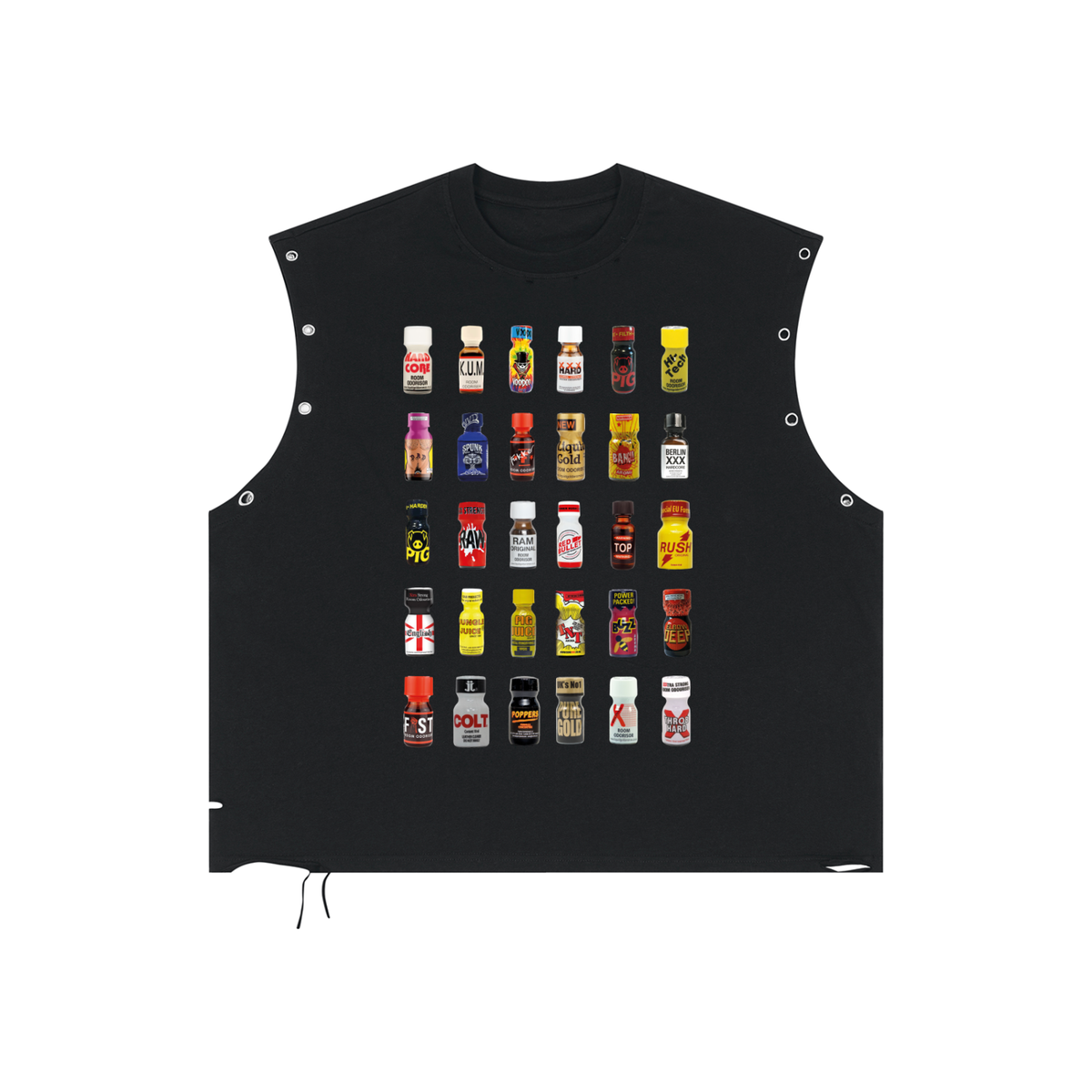 NeonQueer,PopperParadise,DistressedTankTop,EyeletTankTop,QueerFashion,LGBTQClothing,ClubCulture,StatementClothing,AlternativeStreetwear,QueerStyle