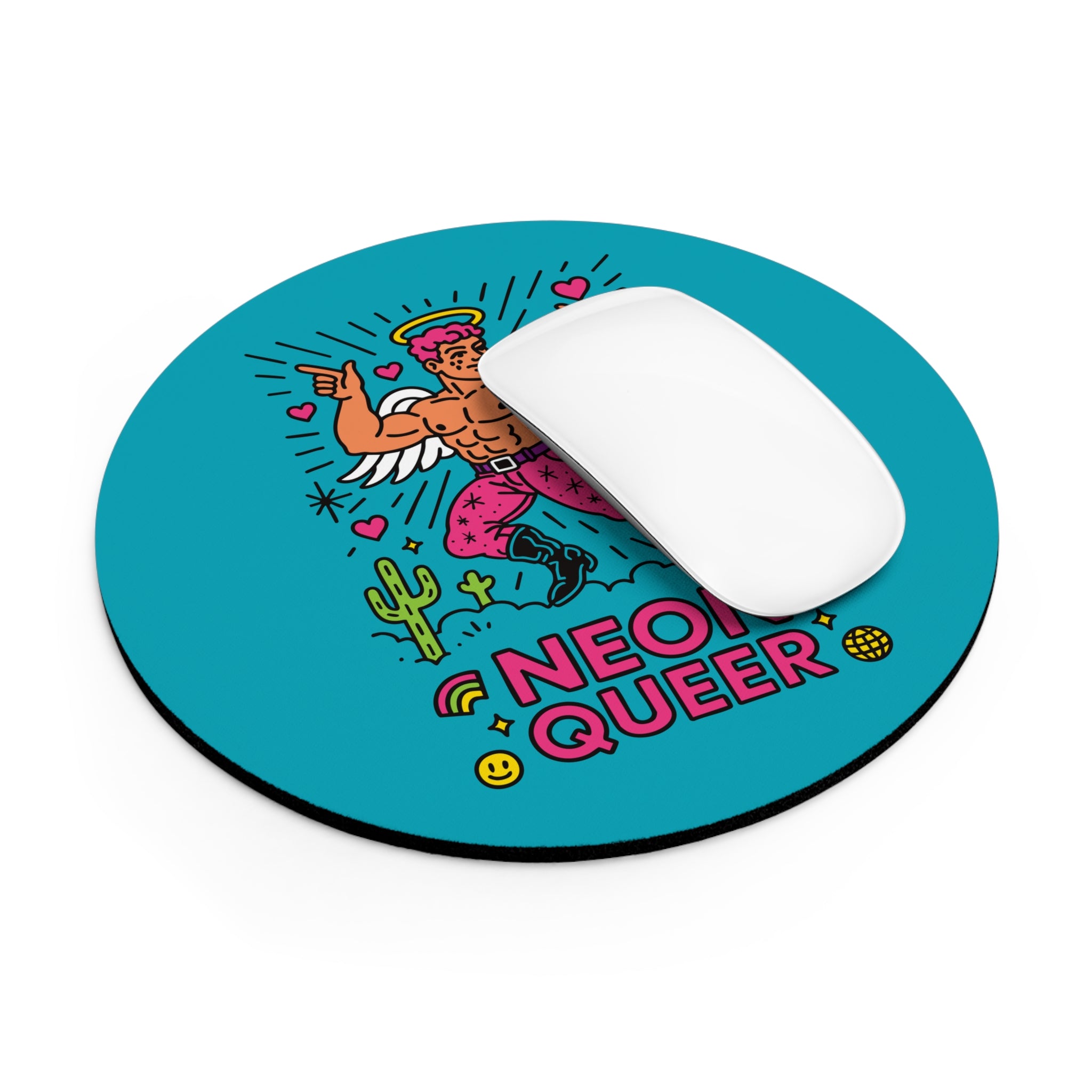 NeonQueer Angel | Mouse Pad