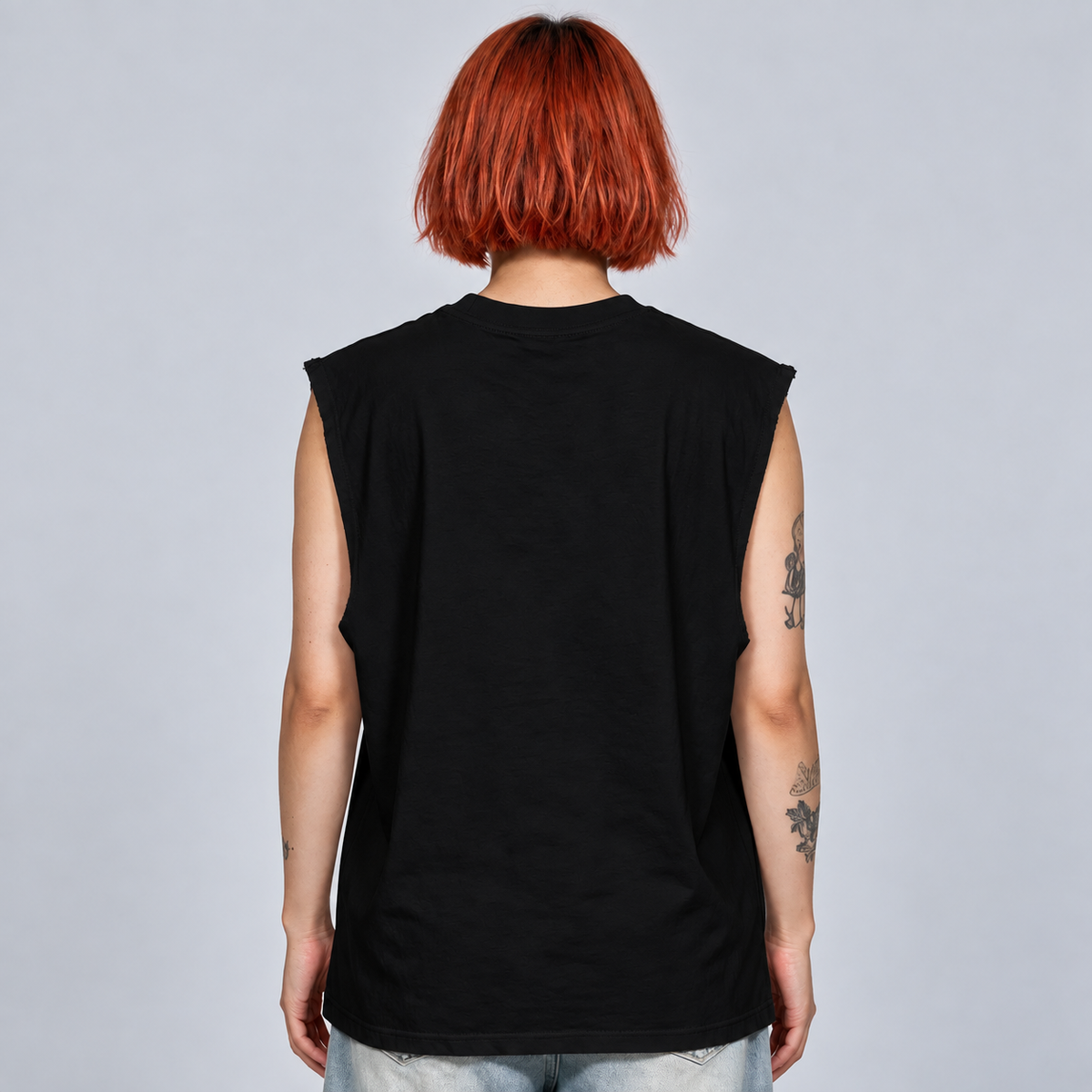 Masc for Mascara 80's Edition | Raw Edge Cotton Tank Top