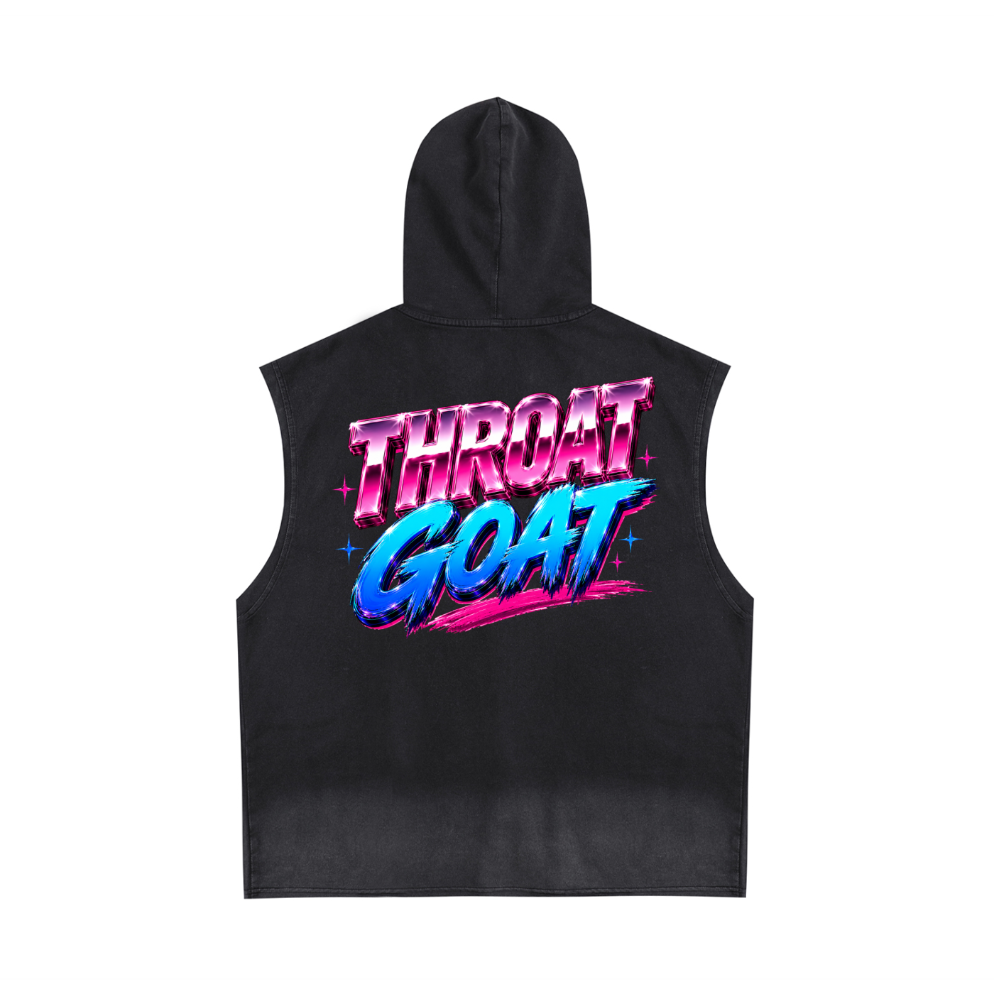 80s Anarchy: Throat Goat | Sleeveless Hoodie